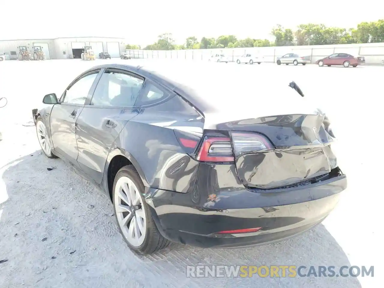 3 Photograph of a damaged car 5YJ3E1EA3NF184719 TESLA MODEL 3 2022