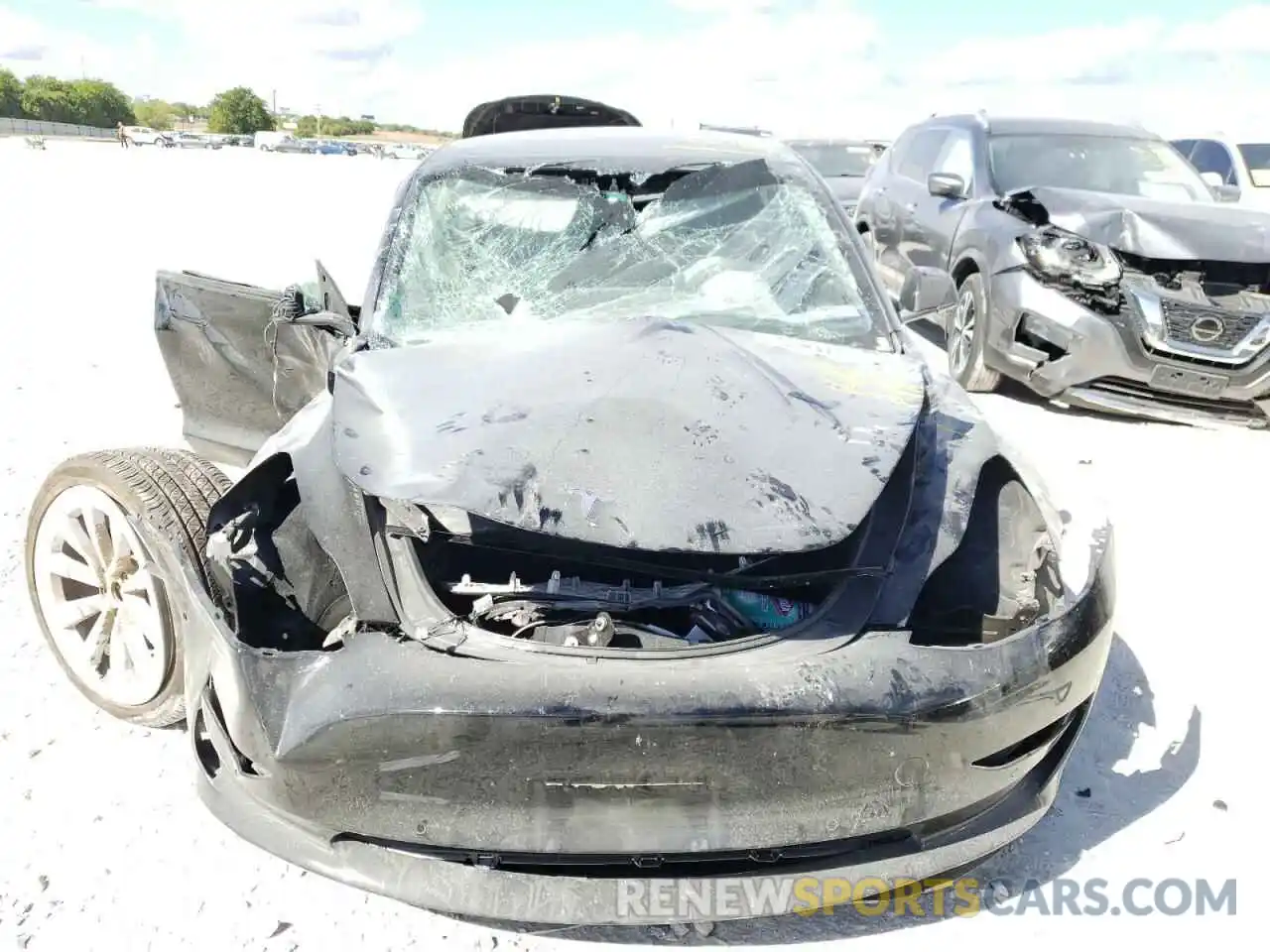 9 Photograph of a damaged car 5YJ3E1EA3NF184719 TESLA MODEL 3 2022