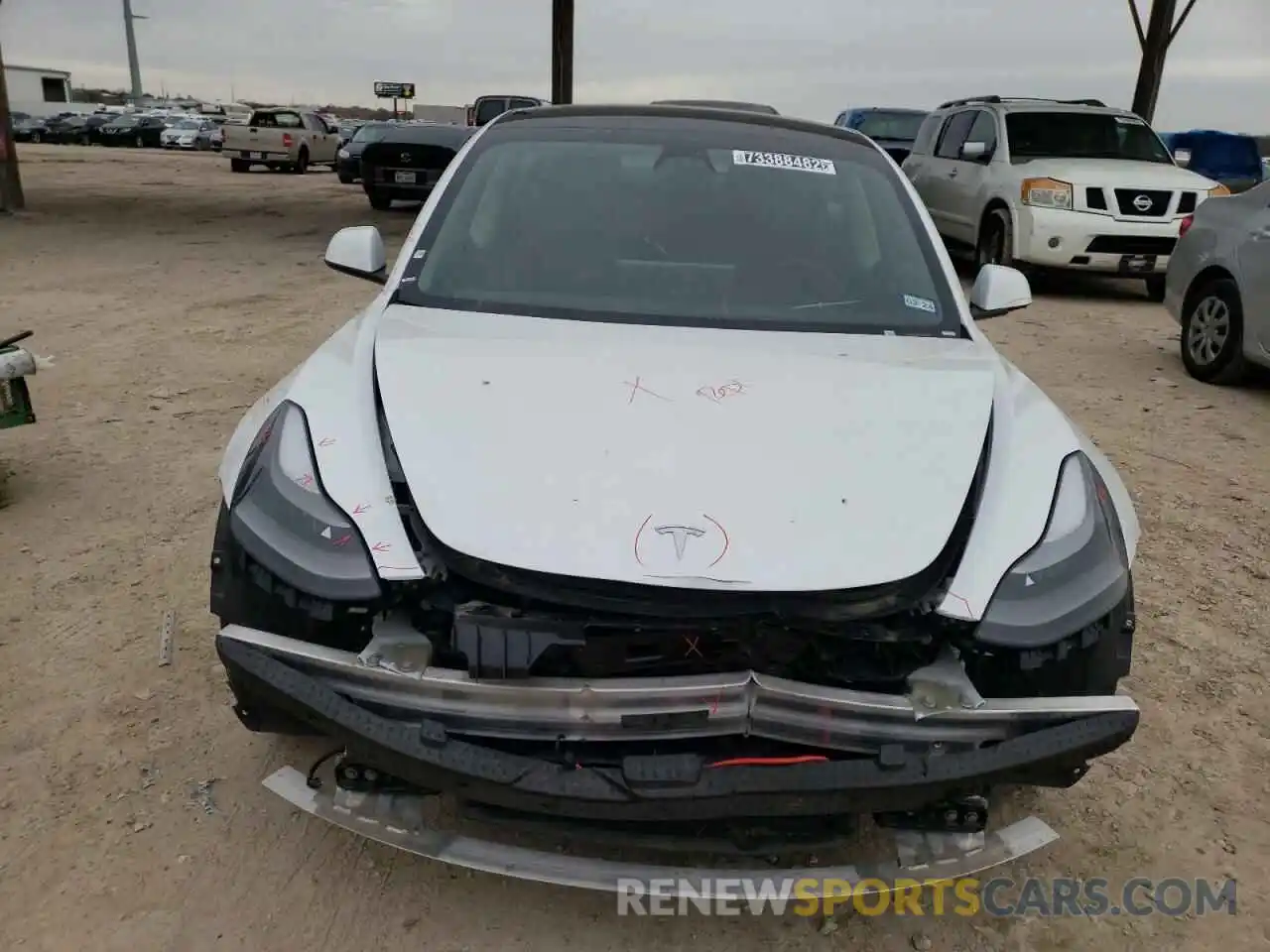 5 Photograph of a damaged car 5YJ3E1EA3NF184736 TESLA MODEL 3 2022