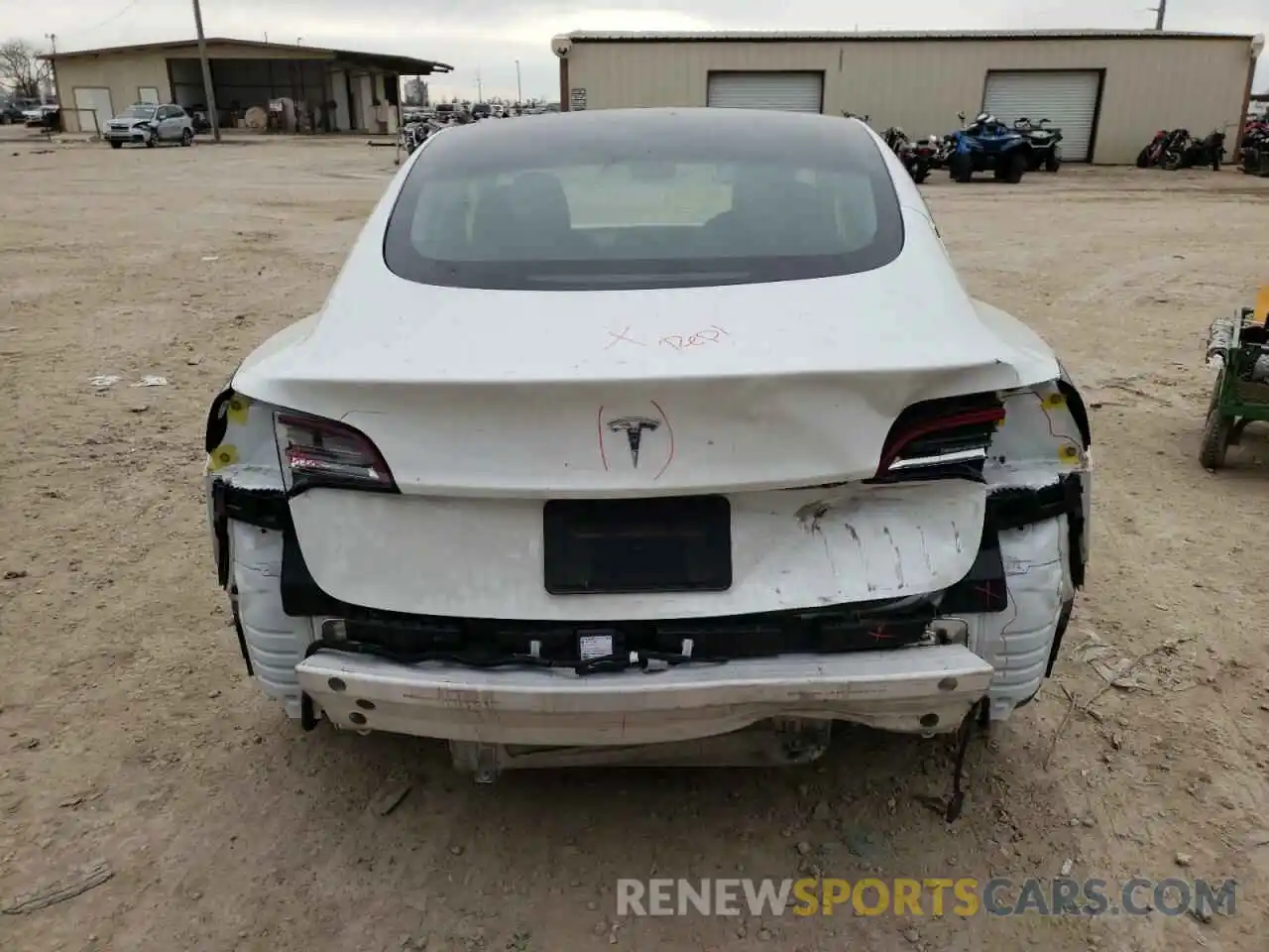 6 Photograph of a damaged car 5YJ3E1EA3NF184736 TESLA MODEL 3 2022