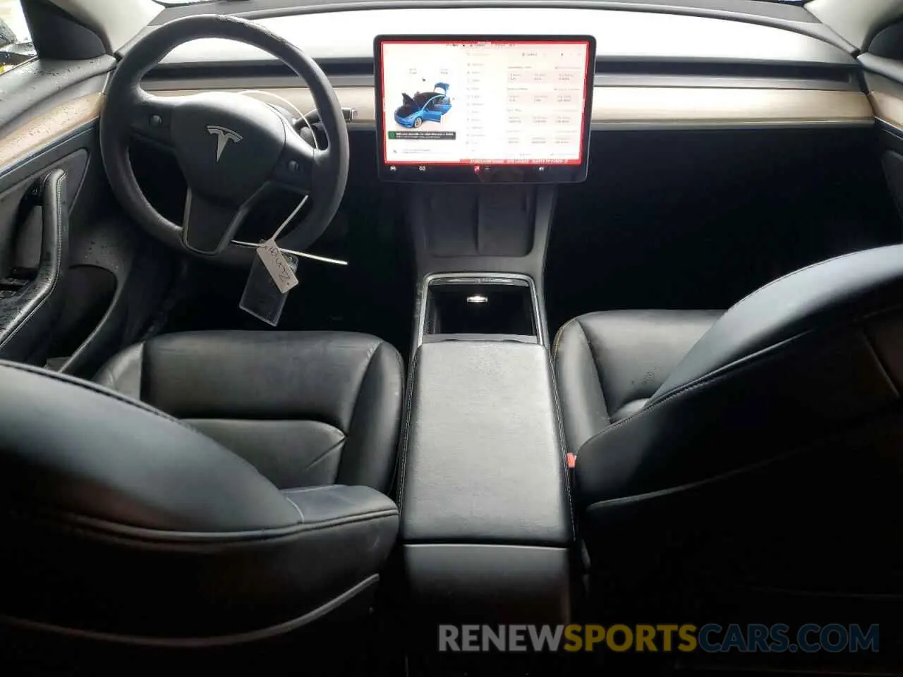 8 Photograph of a damaged car 5YJ3E1EA3NF185806 TESLA MODEL 3 2022