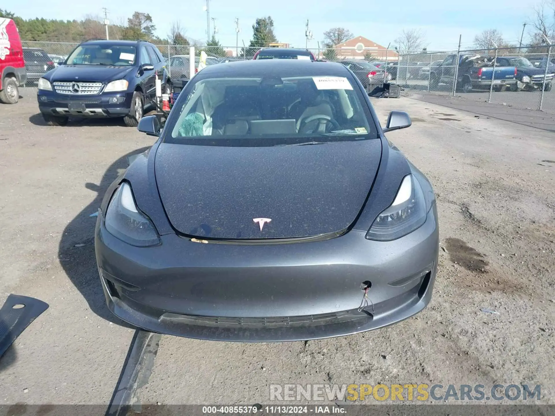 12 Photograph of a damaged car 5YJ3E1EA3NF186373 TESLA MODEL 3 2022