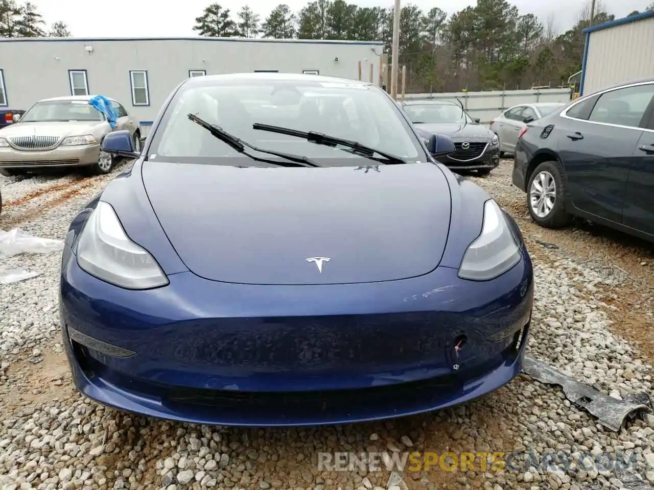 5 Photograph of a damaged car 5YJ3E1EA3NF188737 TESLA MODEL 3 2022