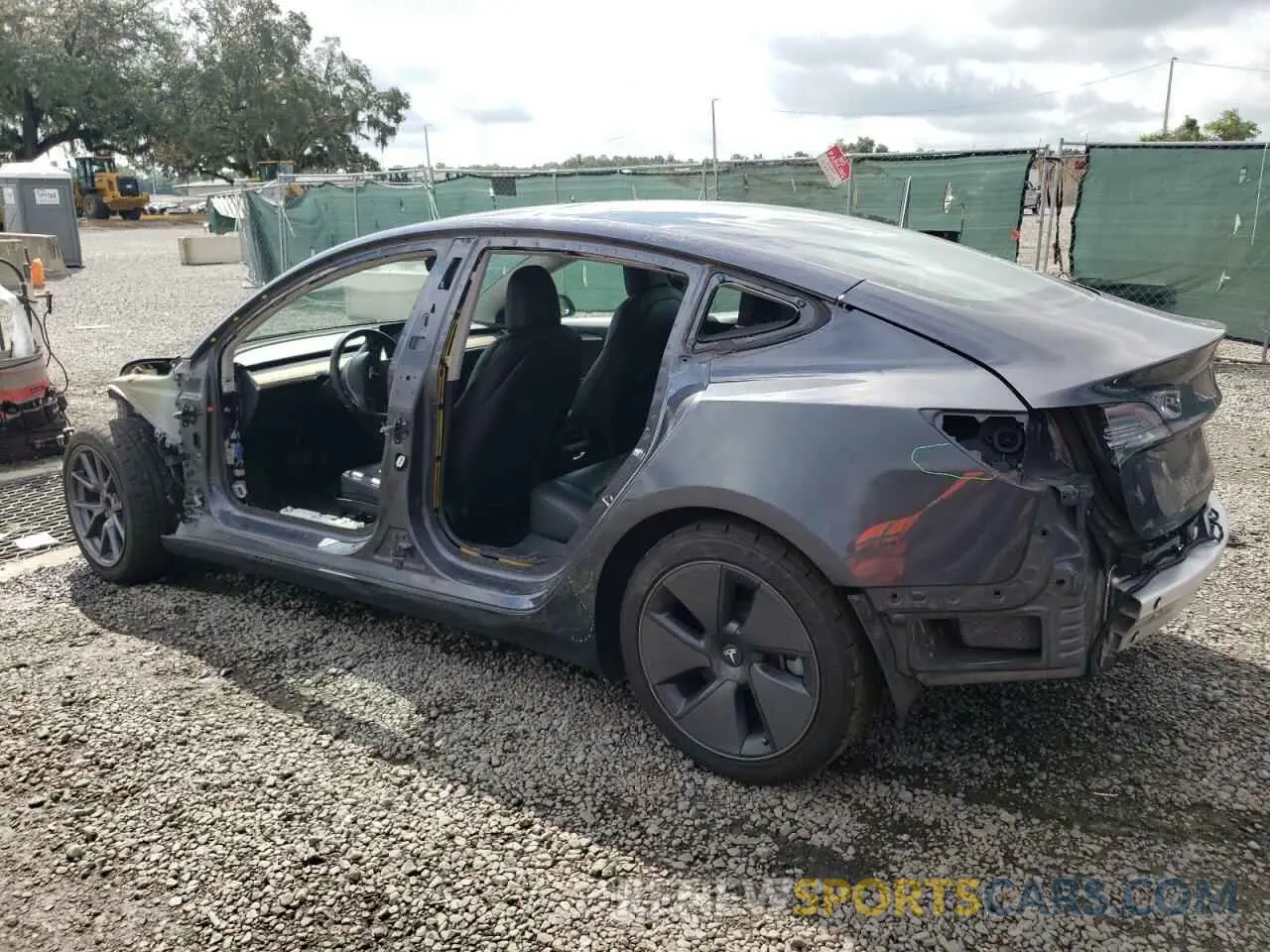 2 Photograph of a damaged car 5YJ3E1EA3NF189984 TESLA MODEL 3 2022