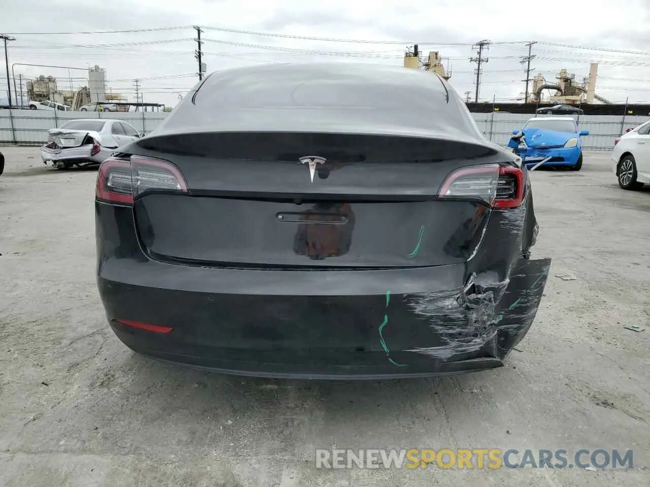 6 Photograph of a damaged car 5YJ3E1EA3NF190102 TESLA MODEL 3 2022