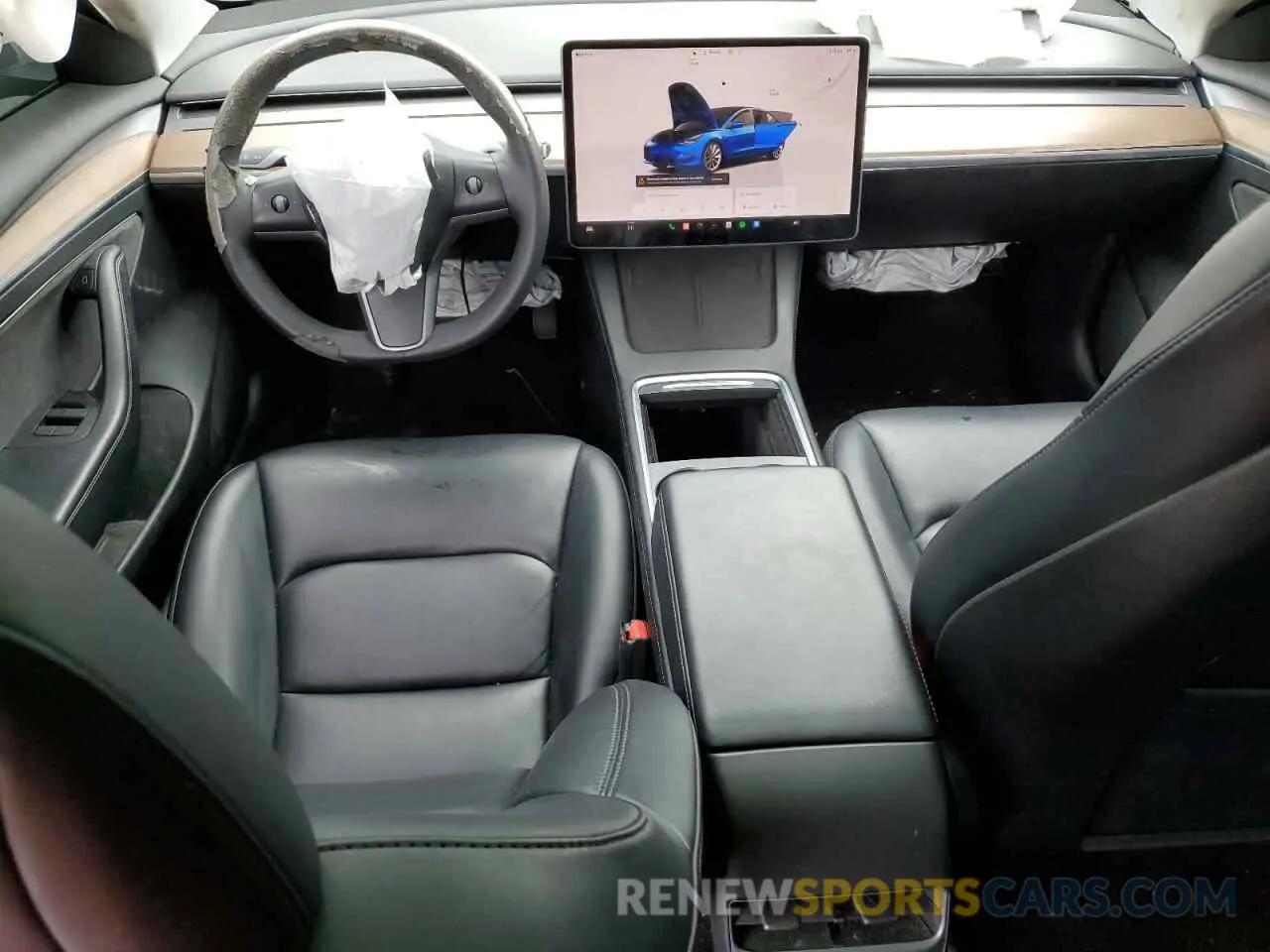 8 Photograph of a damaged car 5YJ3E1EA3NF190102 TESLA MODEL 3 2022