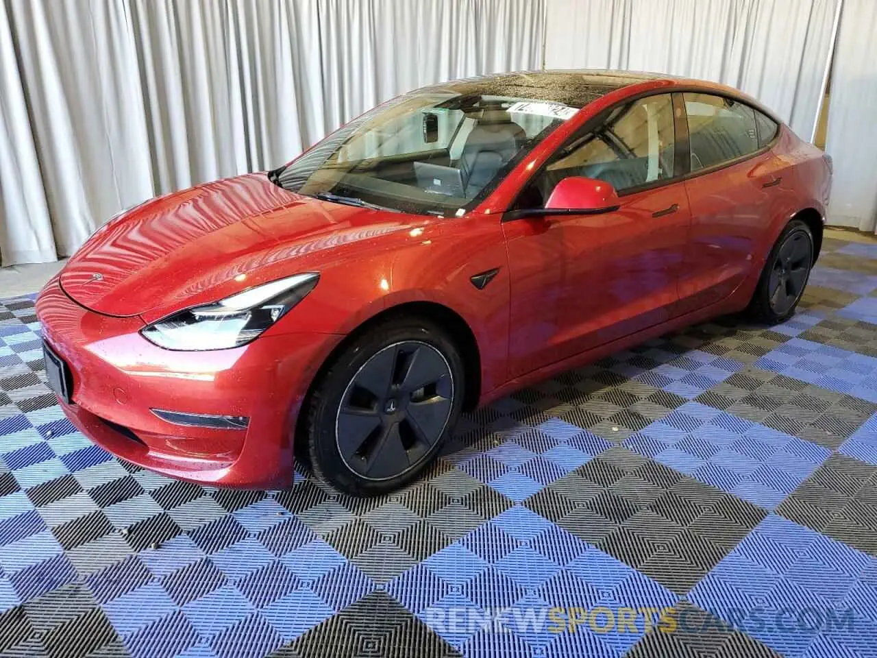 1 Photograph of a damaged car 5YJ3E1EA3NF190651 TESLA MODEL 3 2022