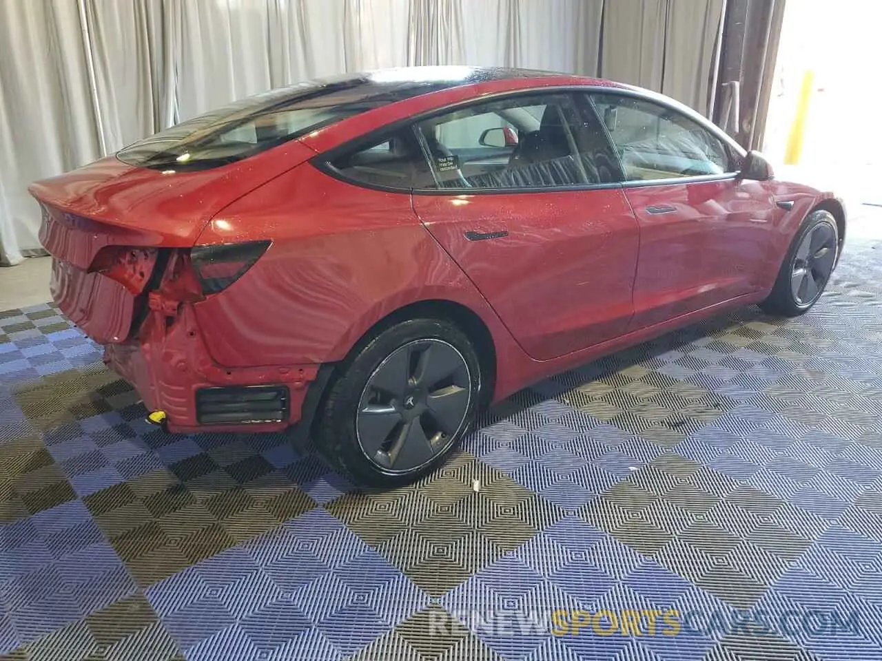 3 Photograph of a damaged car 5YJ3E1EA3NF190651 TESLA MODEL 3 2022