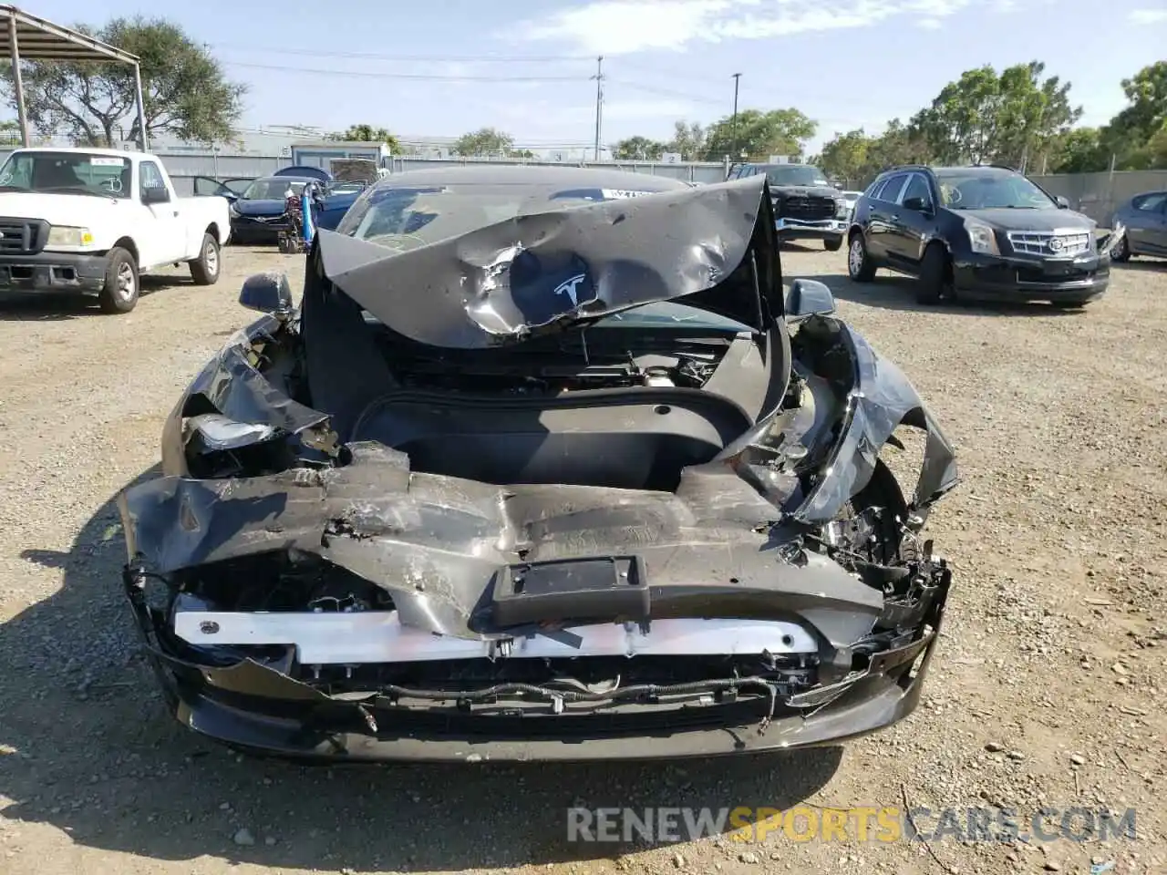 9 Photograph of a damaged car 5YJ3E1EA3NF191122 TESLA MODEL 3 2022