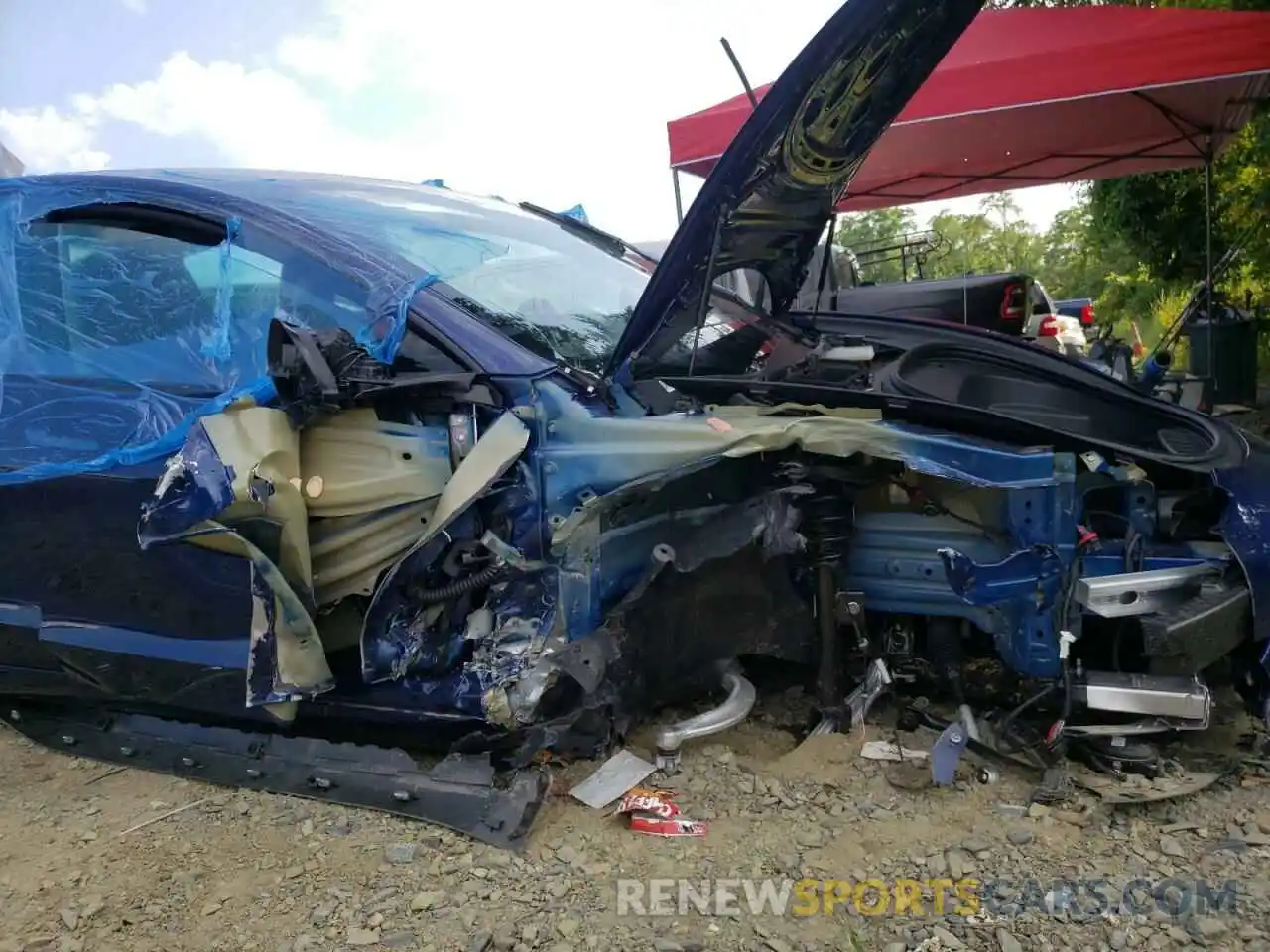 9 Photograph of a damaged car 5YJ3E1EA3NF191508 TESLA MODEL 3 2022