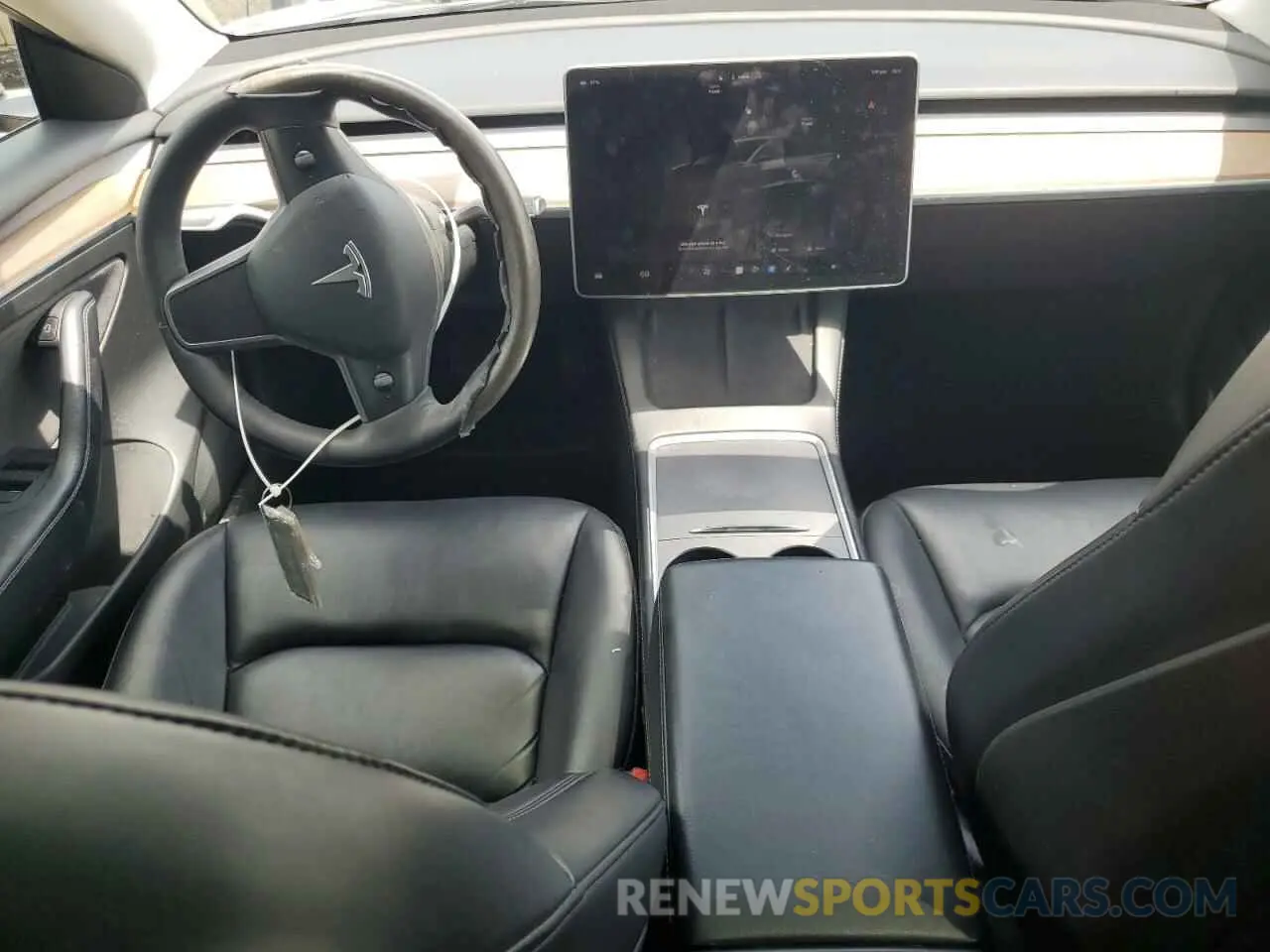 8 Photograph of a damaged car 5YJ3E1EA3NF287056 TESLA MODEL 3 2022