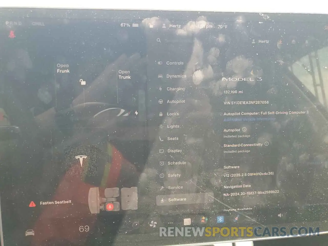 9 Photograph of a damaged car 5YJ3E1EA3NF287056 TESLA MODEL 3 2022