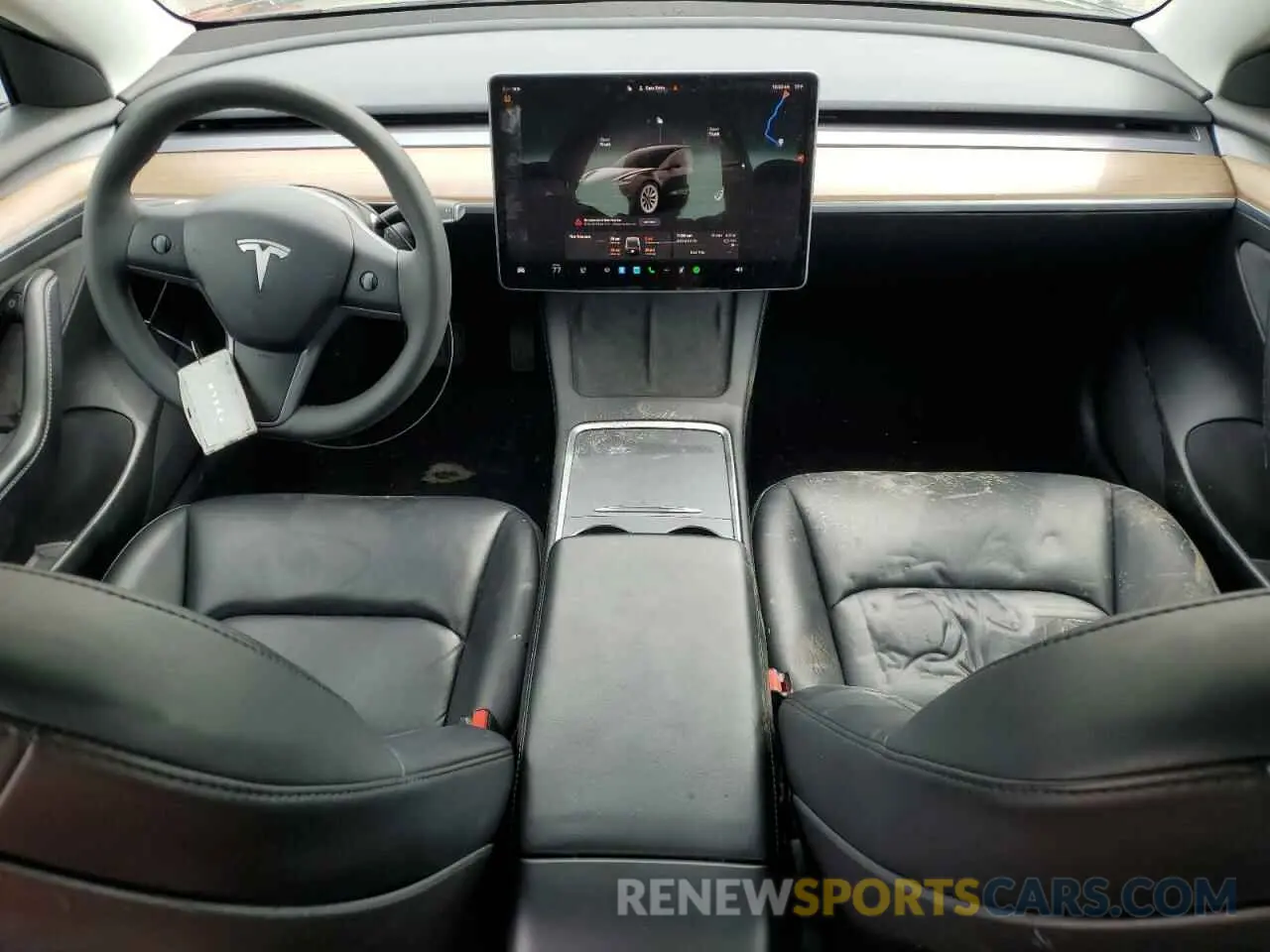 8 Photograph of a damaged car 5YJ3E1EA3NF287431 TESLA MODEL 3 2022