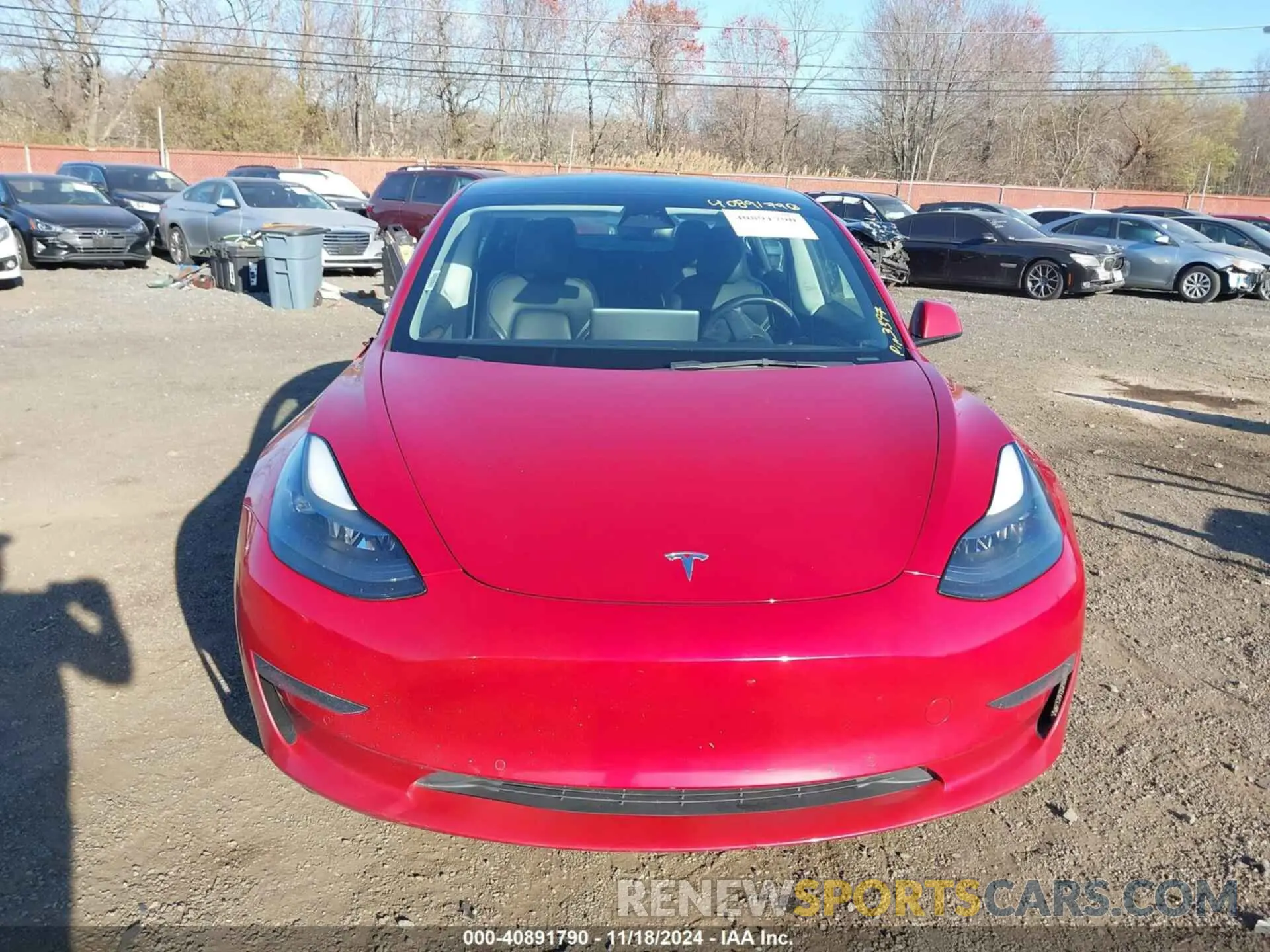 12 Photograph of a damaged car 5YJ3E1EA3NF288336 TESLA MODEL 3 2022