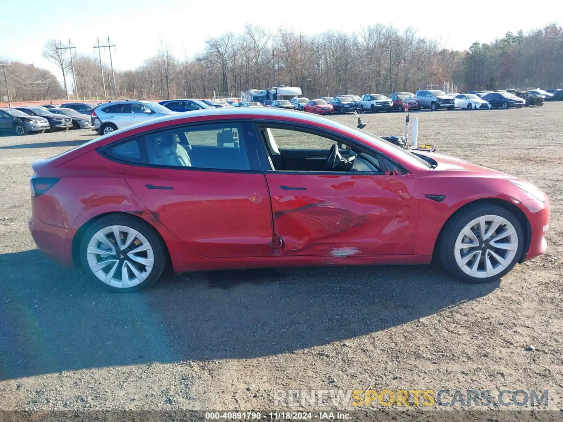 13 Photograph of a damaged car 5YJ3E1EA3NF288336 TESLA MODEL 3 2022
