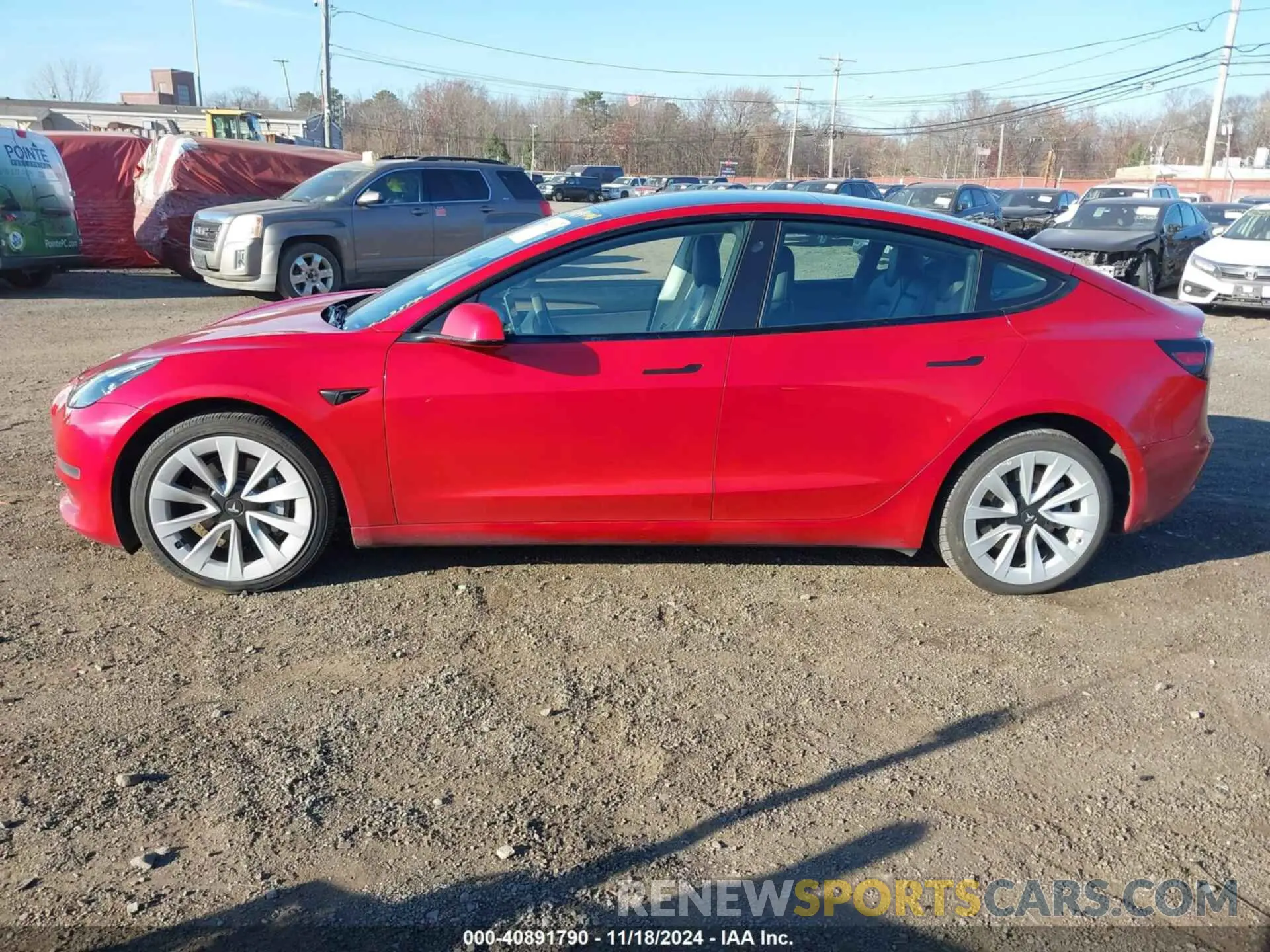 14 Photograph of a damaged car 5YJ3E1EA3NF288336 TESLA MODEL 3 2022
