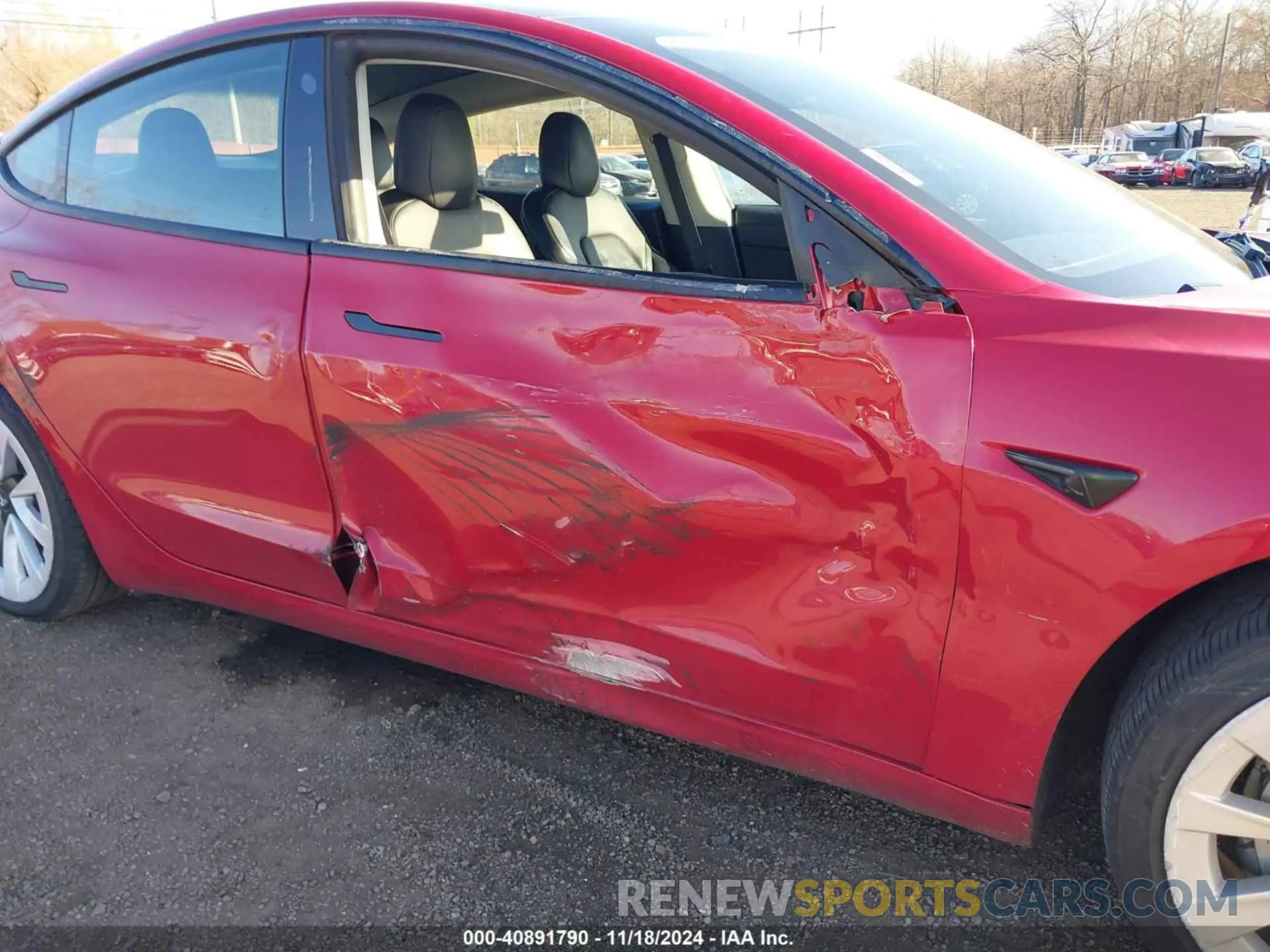 6 Photograph of a damaged car 5YJ3E1EA3NF288336 TESLA MODEL 3 2022