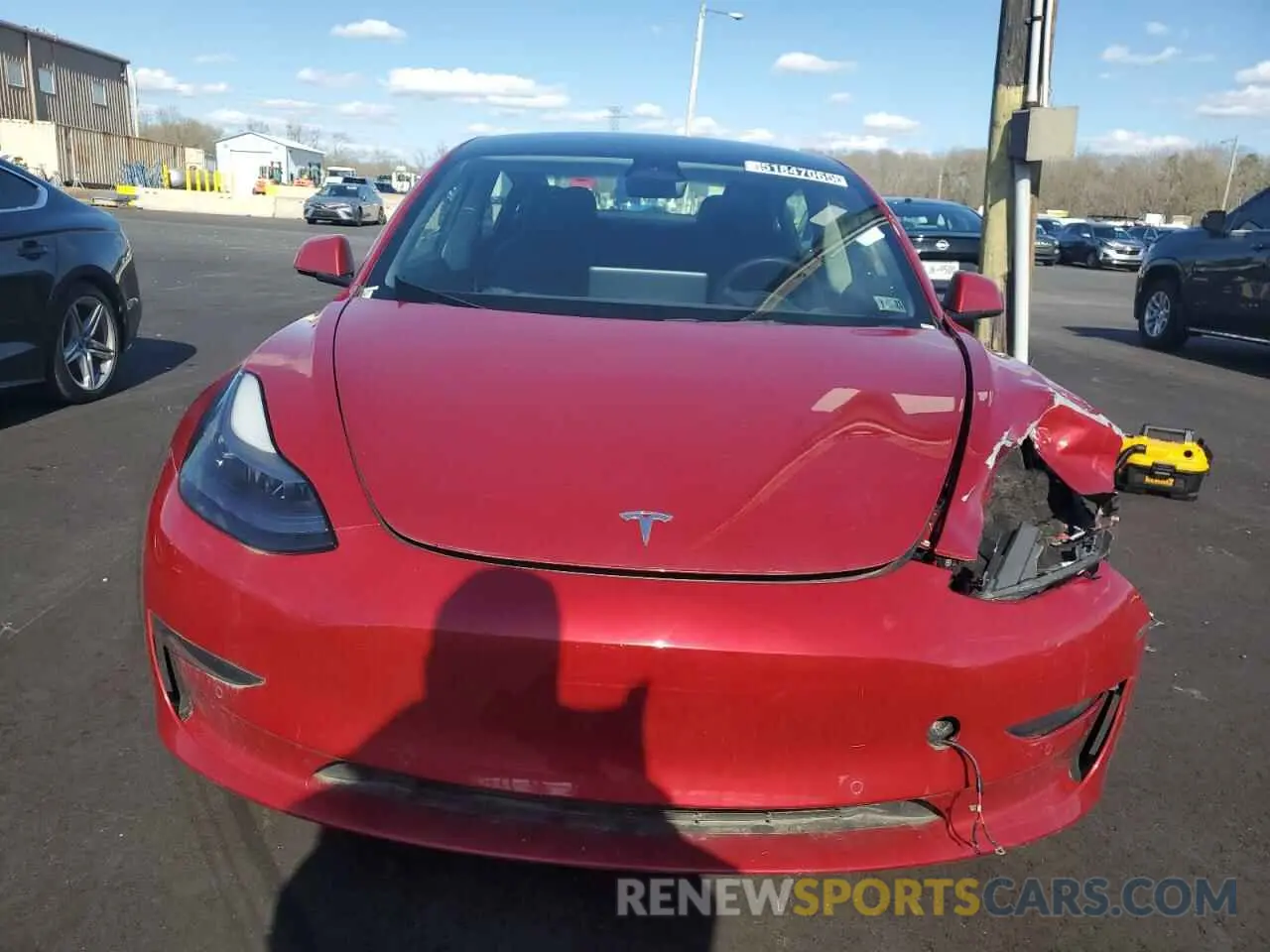 5 Photograph of a damaged car 5YJ3E1EA3NF288370 TESLA MODEL 3 2022