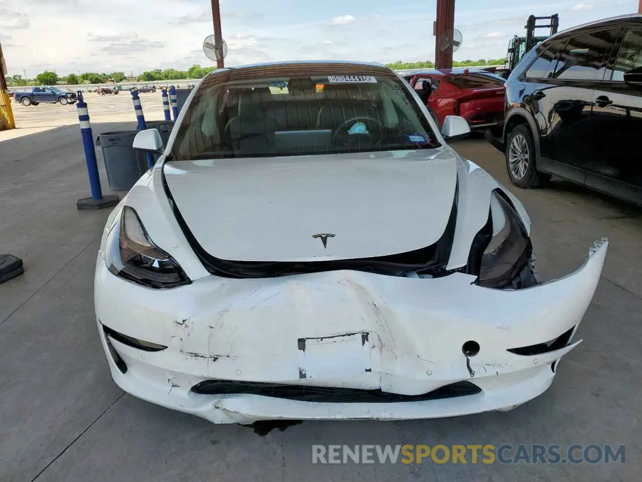5 Photograph of a damaged car 5YJ3E1EA3NF290670 TESLA MODEL 3 2022