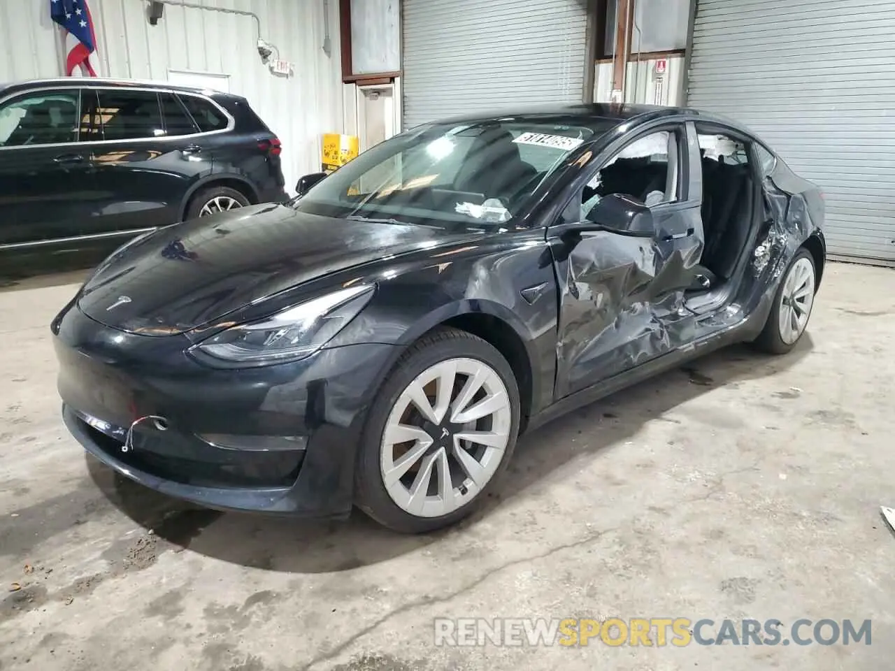 1 Photograph of a damaged car 5YJ3E1EA3NF291205 TESLA MODEL 3 2022