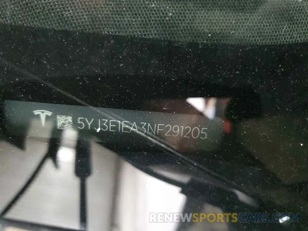 13 Photograph of a damaged car 5YJ3E1EA3NF291205 TESLA MODEL 3 2022