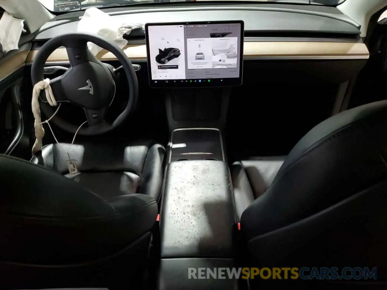8 Photograph of a damaged car 5YJ3E1EA3NF291205 TESLA MODEL 3 2022