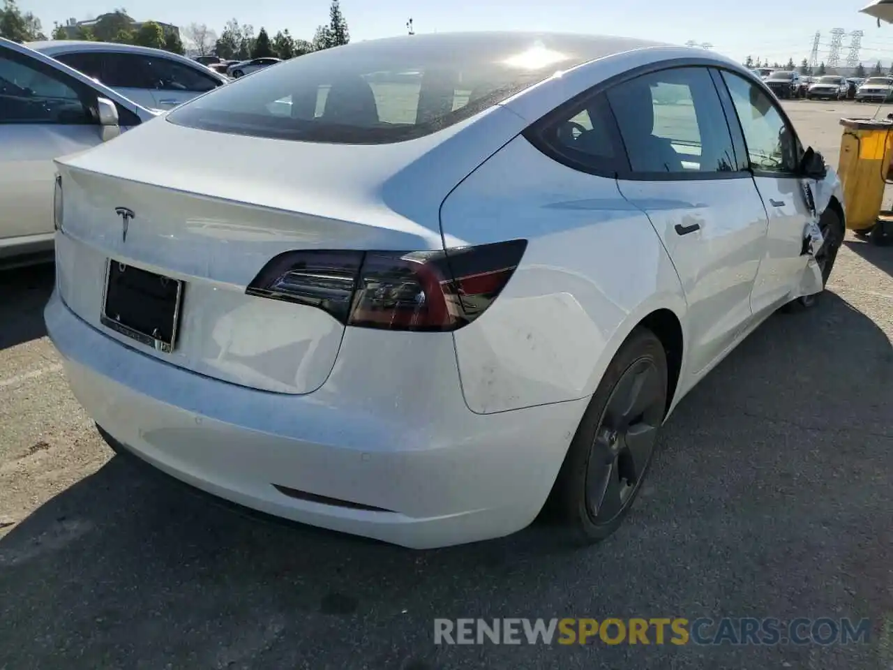 3 Photograph of a damaged car 5YJ3E1EA3NF296002 TESLA MODEL 3 2022