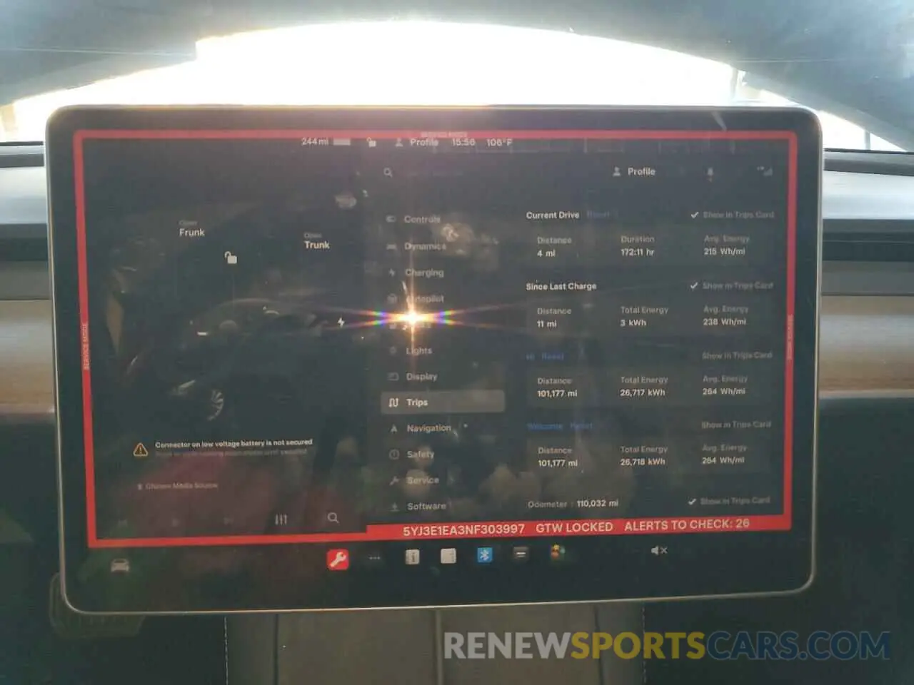 9 Photograph of a damaged car 5YJ3E1EA3NF303997 TESLA MODEL 3 2022