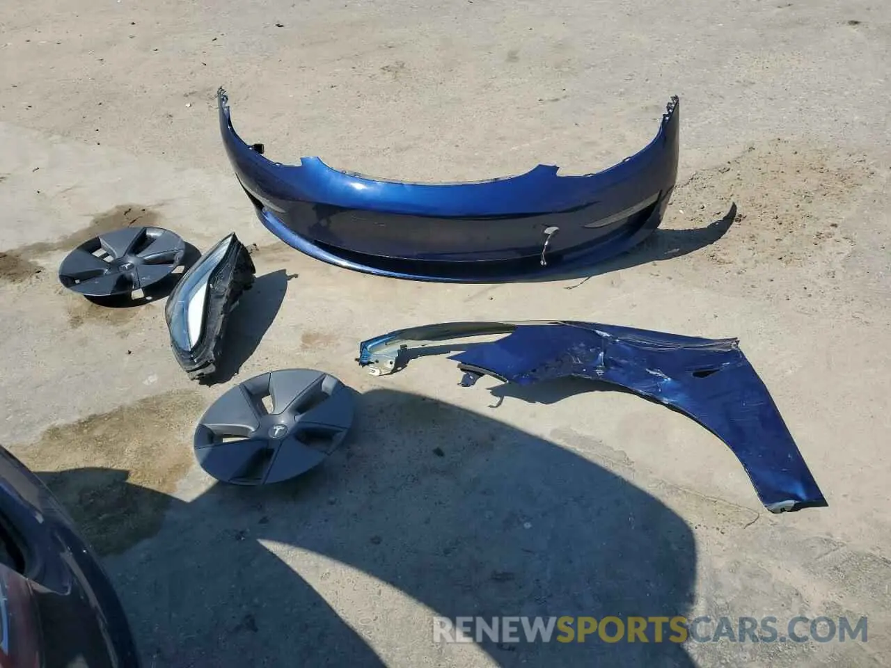 14 Photograph of a damaged car 5YJ3E1EA3NF311758 TESLA MODEL 3 2022