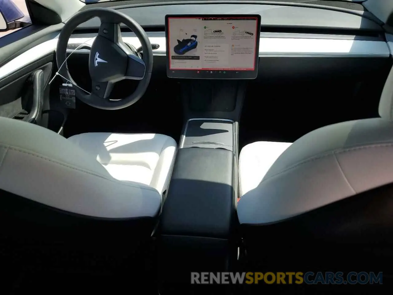 8 Photograph of a damaged car 5YJ3E1EA3NF311758 TESLA MODEL 3 2022