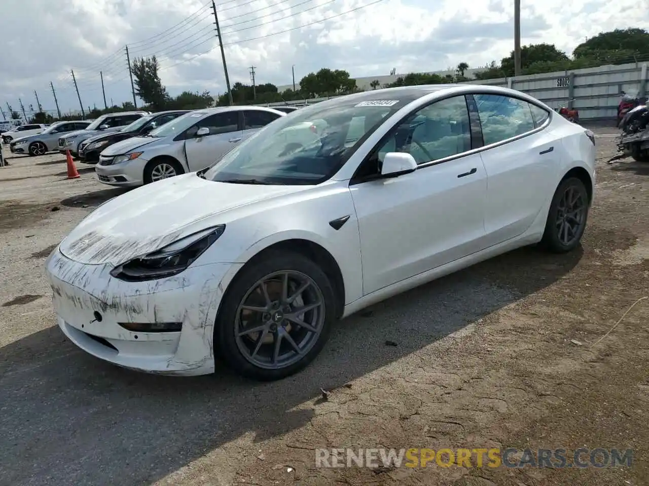 1 Photograph of a damaged car 5YJ3E1EA3NF316314 TESLA MODEL 3 2022