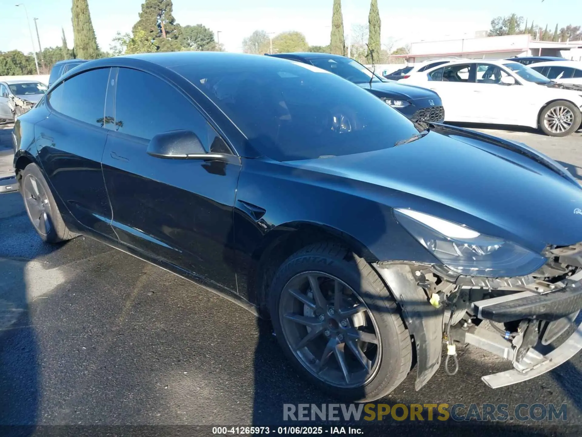 12 Photograph of a damaged car 5YJ3E1EA3NF320248 TESLA MODEL 3 2022