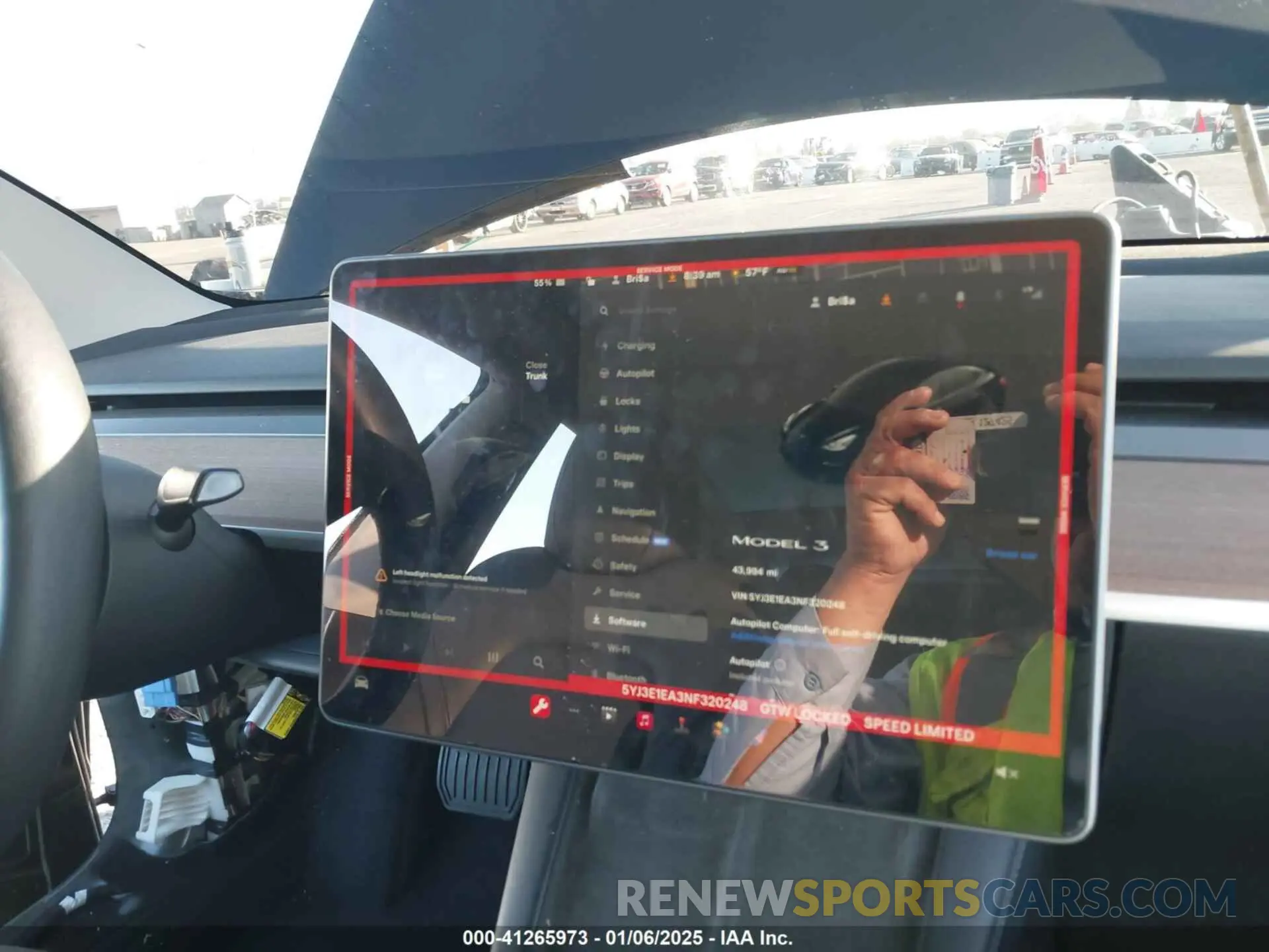 17 Photograph of a damaged car 5YJ3E1EA3NF320248 TESLA MODEL 3 2022