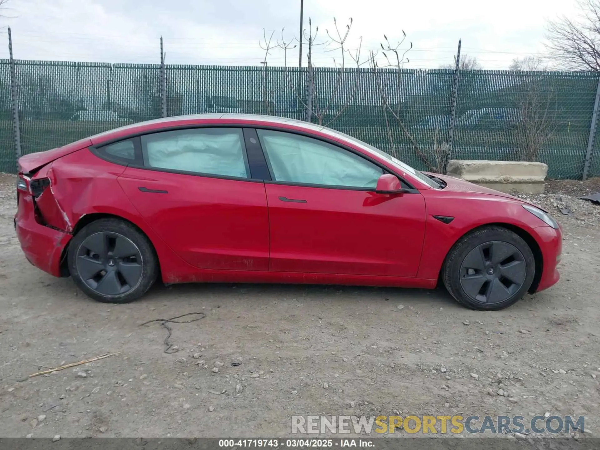 12 Photograph of a damaged car 5YJ3E1EA3NF333128 TESLA MODEL 3 2022