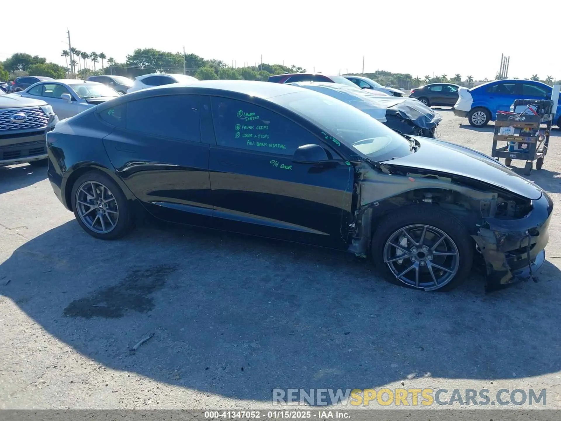 1 Photograph of a damaged car 5YJ3E1EA3NF351306 TESLA MODEL 3 2022