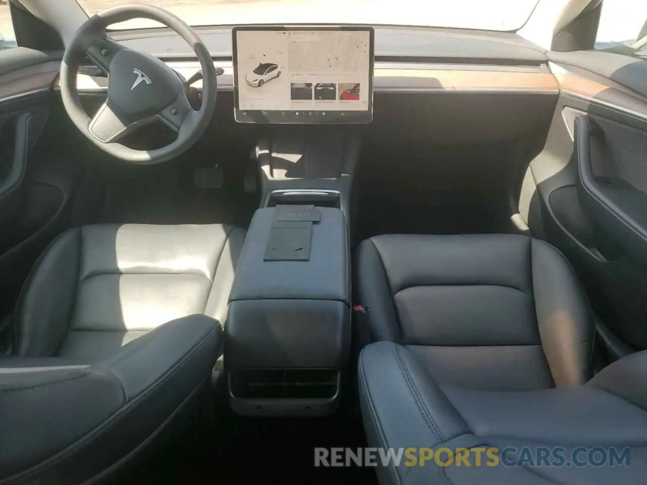 8 Photograph of a damaged car 5YJ3E1EA3NF358983 TESLA MODEL 3 2022