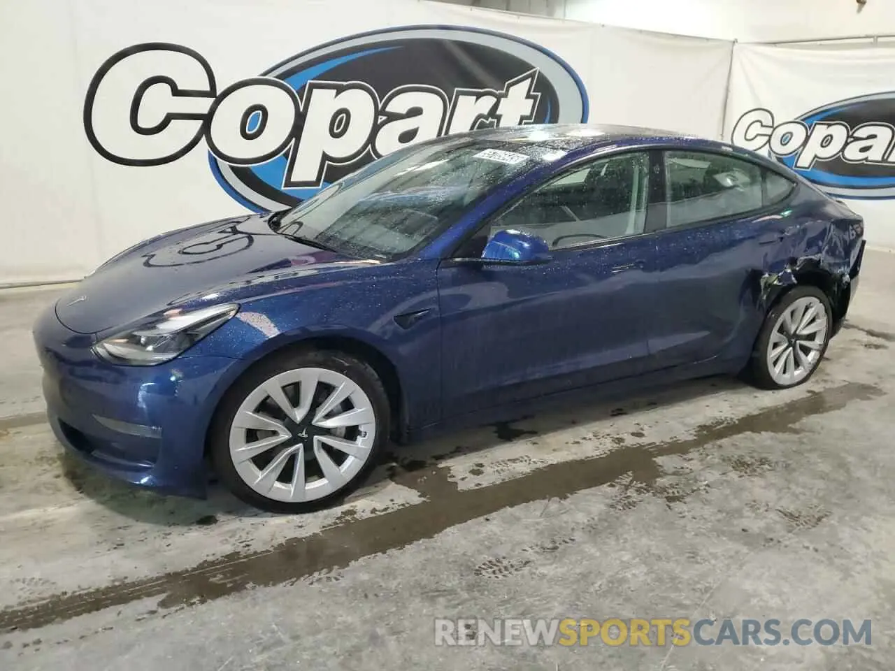 1 Photograph of a damaged car 5YJ3E1EA3NF368669 TESLA MODEL 3 2022