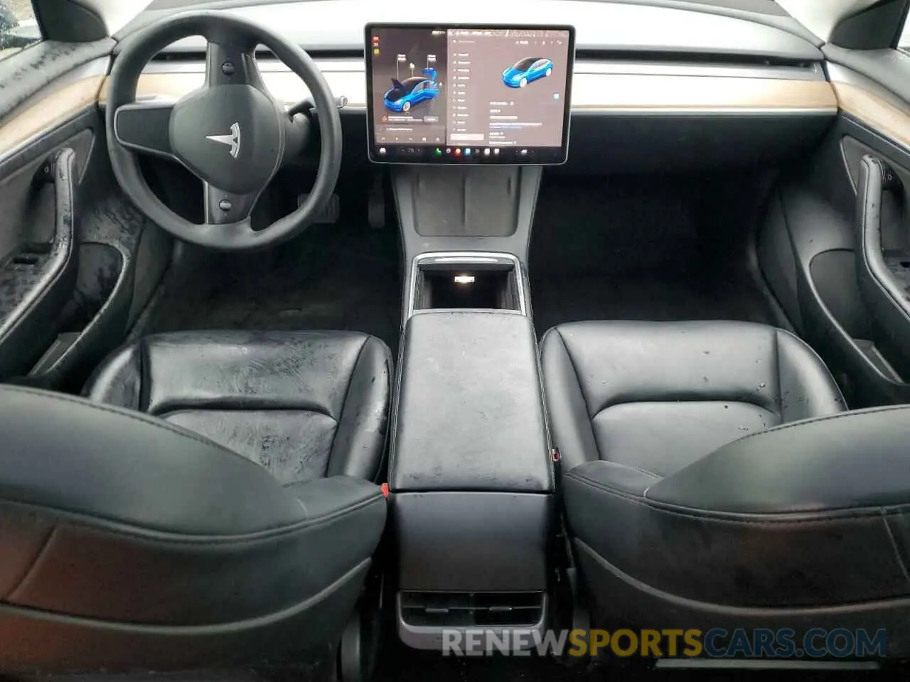 8 Photograph of a damaged car 5YJ3E1EA3NF368669 TESLA MODEL 3 2022