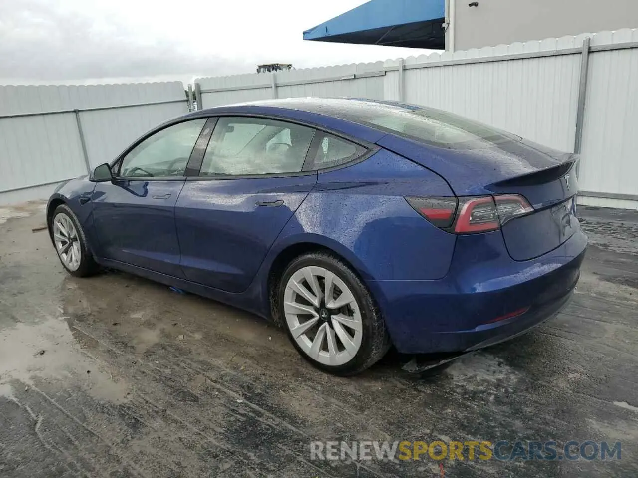 2 Photograph of a damaged car 5YJ3E1EA3NF369871 TESLA MODEL 3 2022