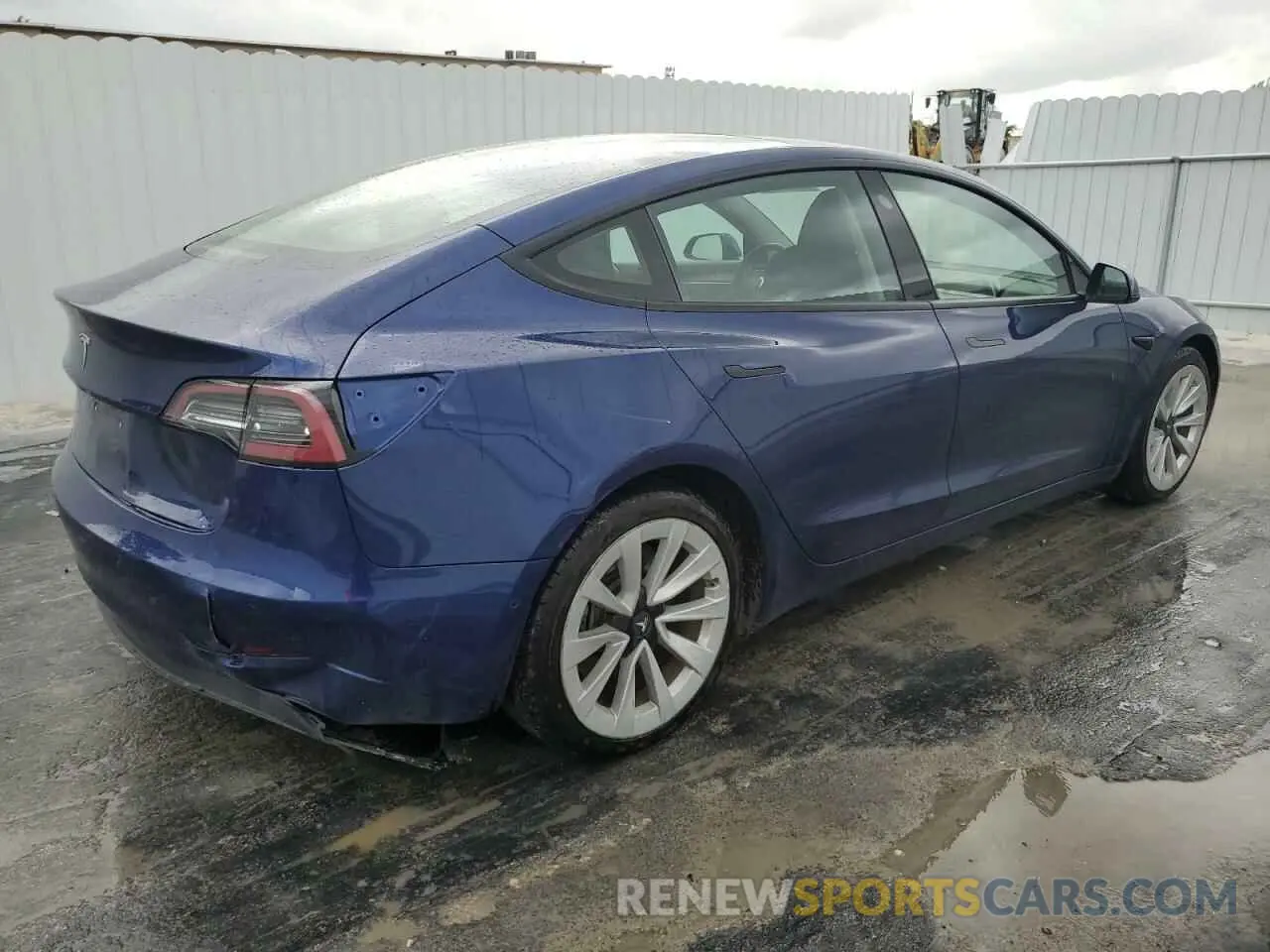 3 Photograph of a damaged car 5YJ3E1EA3NF369871 TESLA MODEL 3 2022
