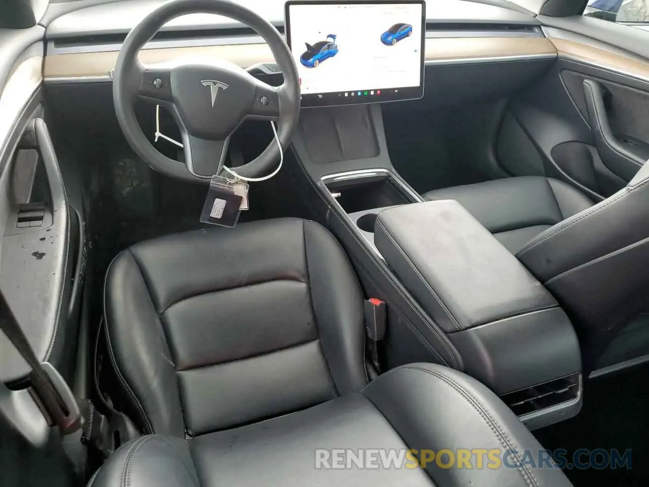 8 Photograph of a damaged car 5YJ3E1EA3NF369871 TESLA MODEL 3 2022