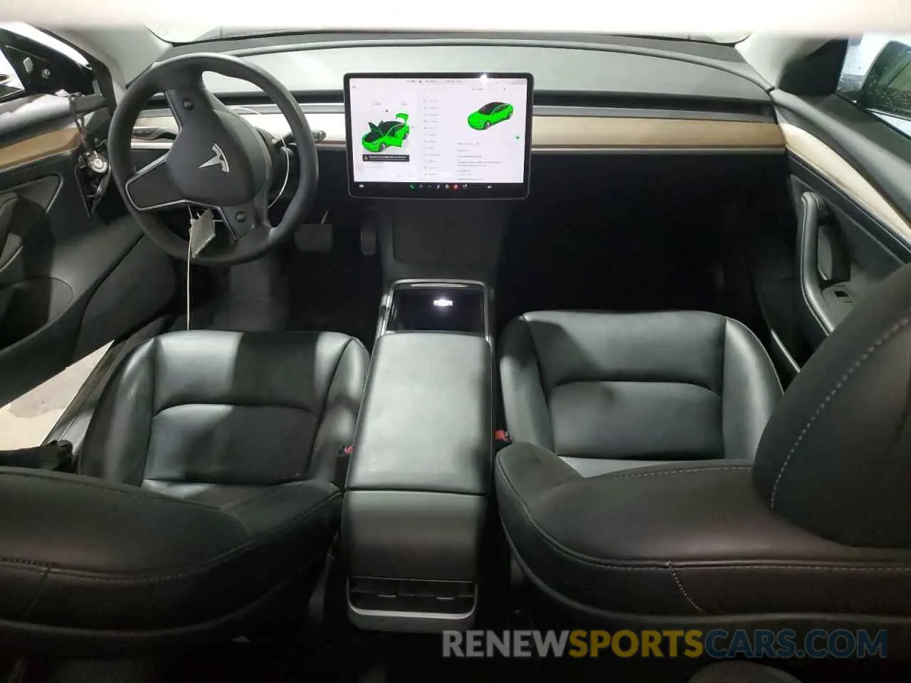 8 Photograph of a damaged car 5YJ3E1EA3NF371376 TESLA MODEL 3 2022