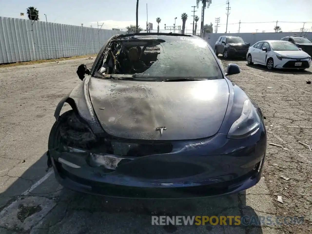 5 Photograph of a damaged car 5YJ3E1EA3NF376562 TESLA MODEL 3 2022