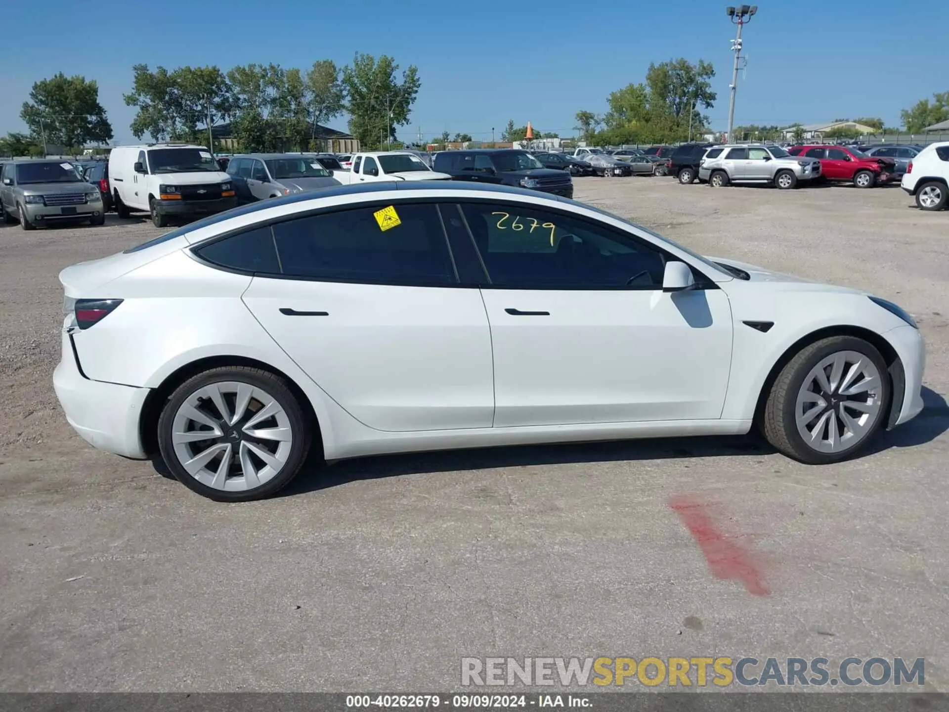 13 Photograph of a damaged car 5YJ3E1EA4NF120849 TESLA MODEL 3 2022