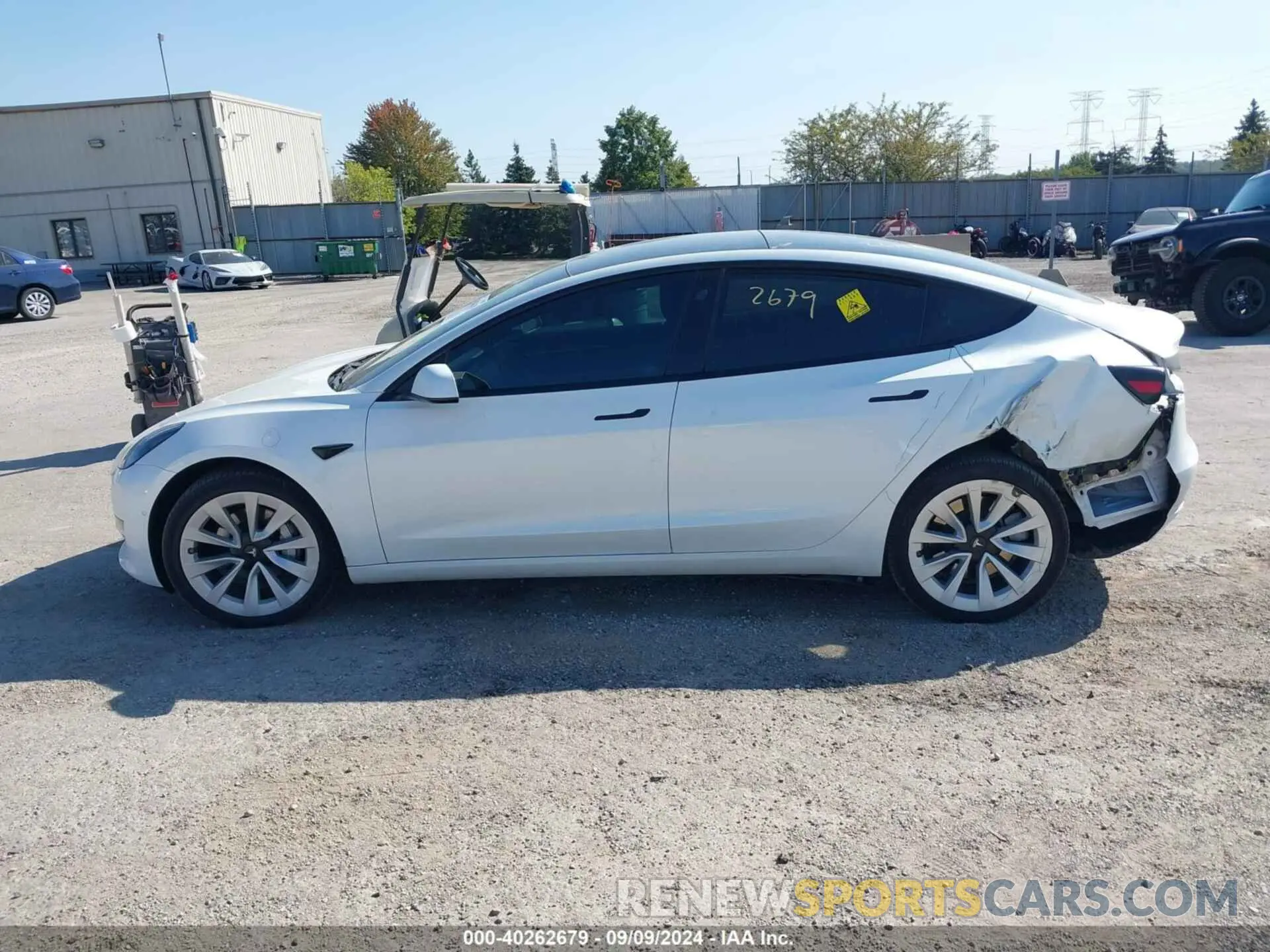 14 Photograph of a damaged car 5YJ3E1EA4NF120849 TESLA MODEL 3 2022