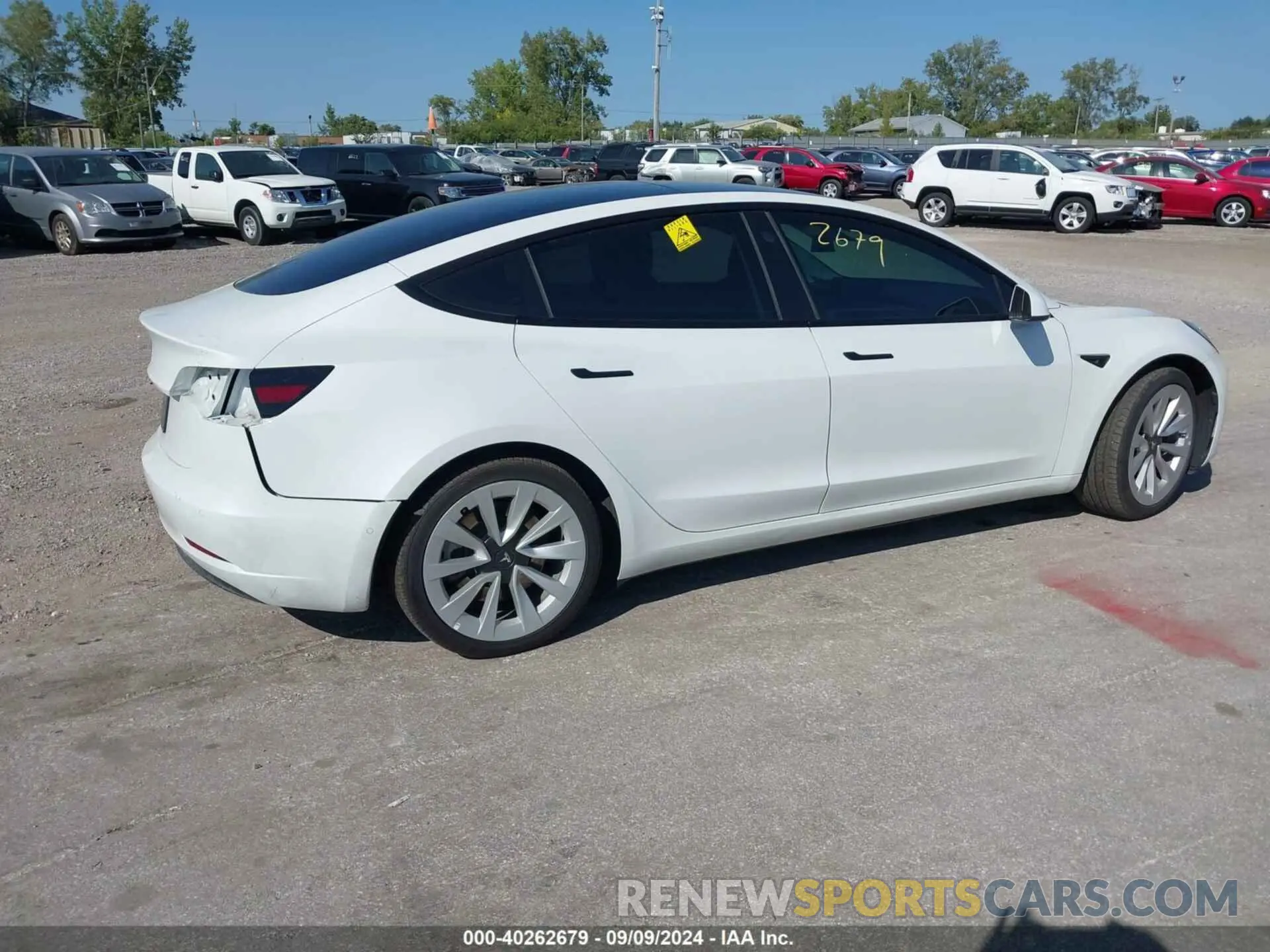 4 Photograph of a damaged car 5YJ3E1EA4NF120849 TESLA MODEL 3 2022