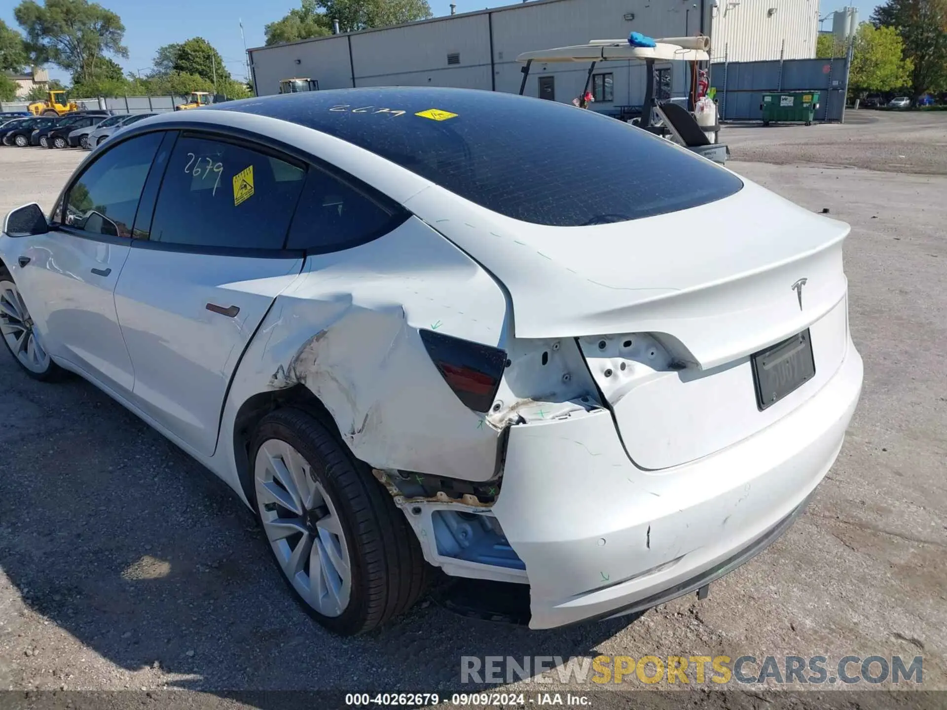 6 Photograph of a damaged car 5YJ3E1EA4NF120849 TESLA MODEL 3 2022