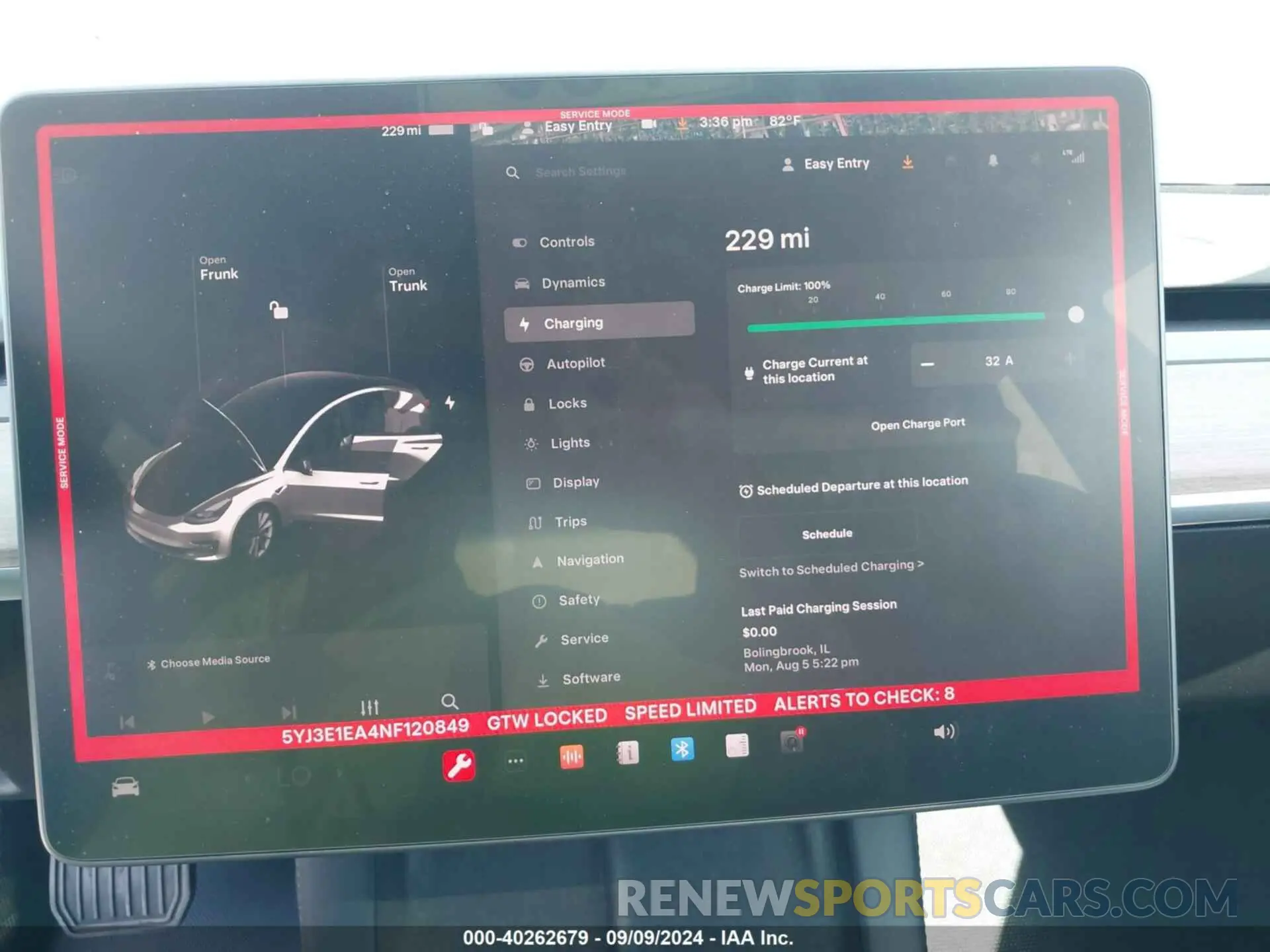 7 Photograph of a damaged car 5YJ3E1EA4NF120849 TESLA MODEL 3 2022