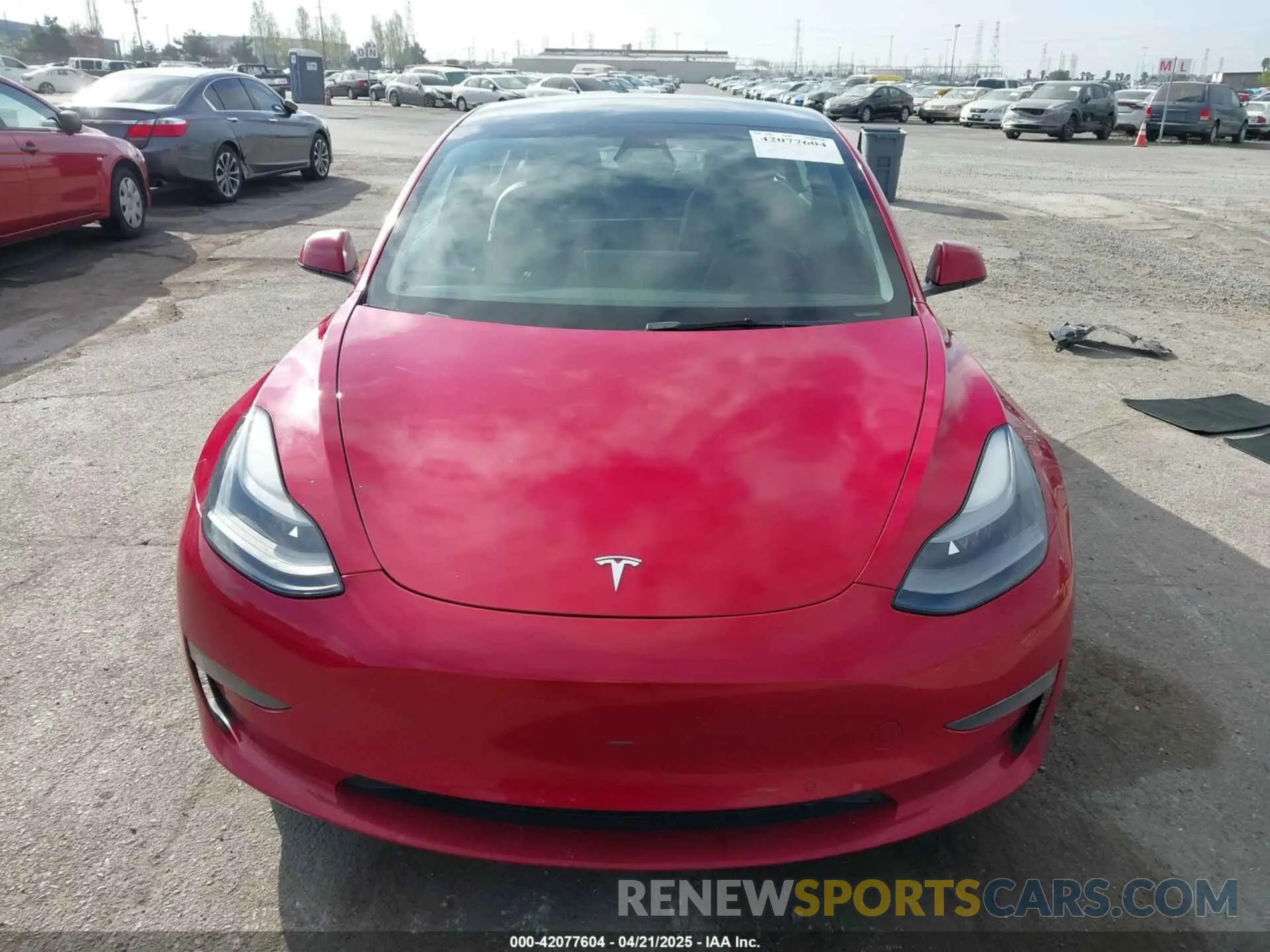 12 Photograph of a damaged car 5YJ3E1EA4NF144407 TESLA MODEL 3 2022