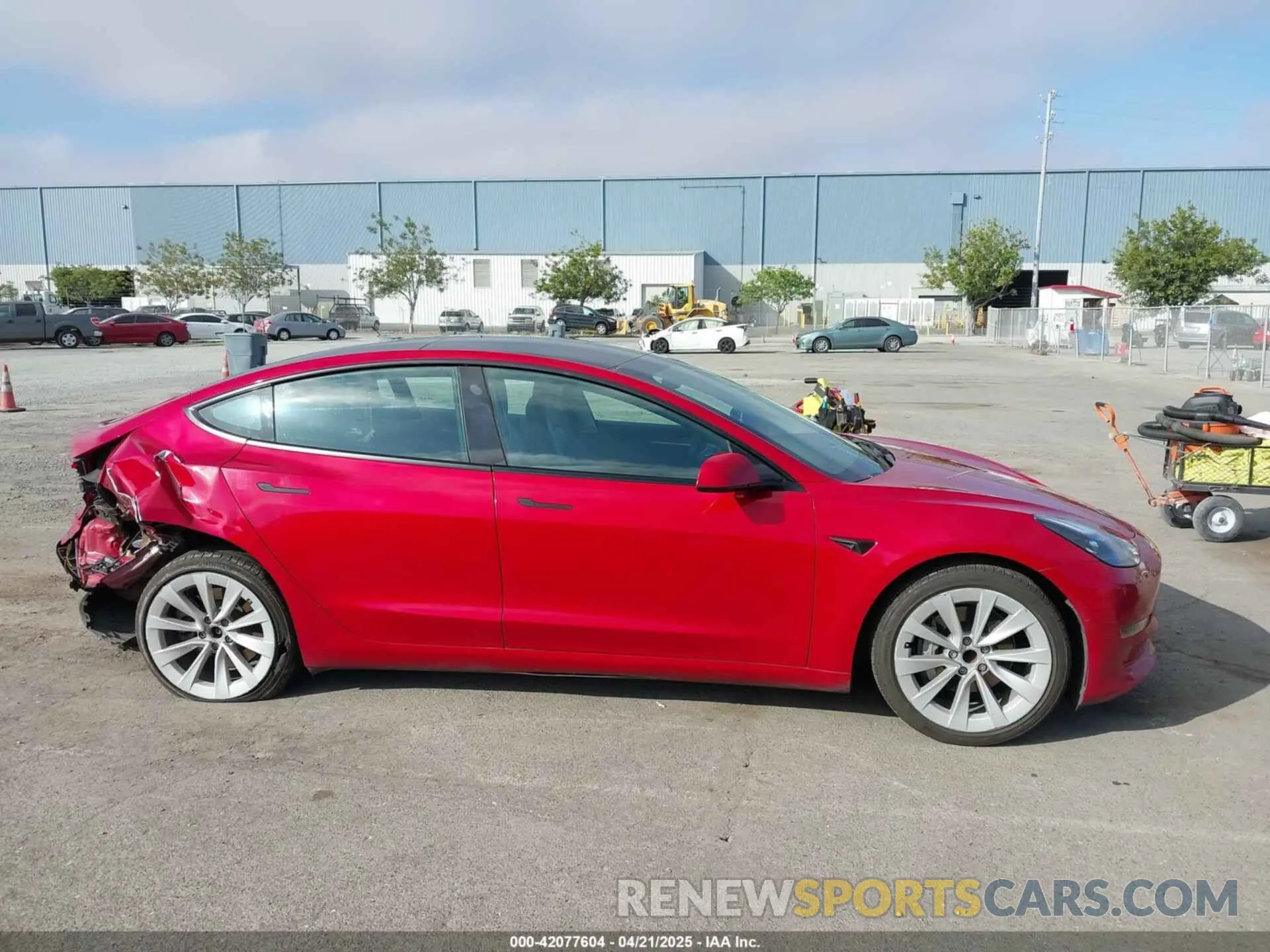 13 Photograph of a damaged car 5YJ3E1EA4NF144407 TESLA MODEL 3 2022